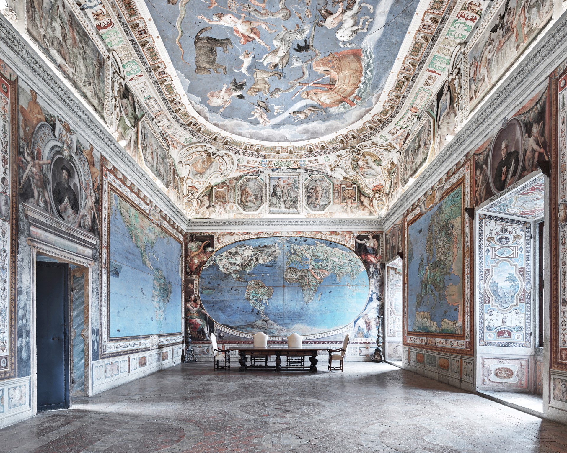 Map Room, Caprarola, Italy by David Burdeny