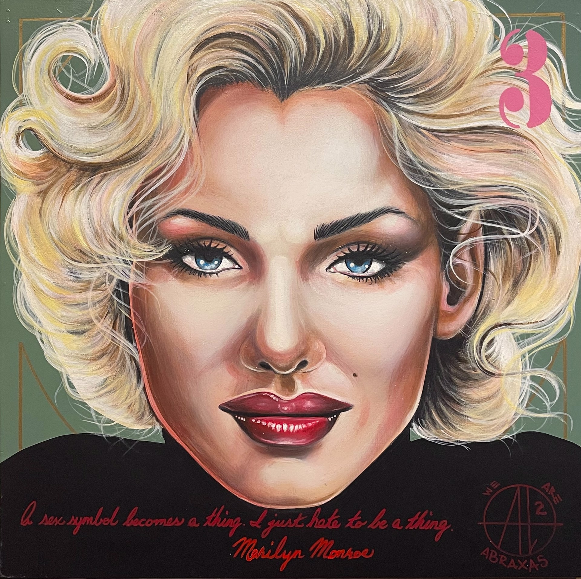 Marilyn Monroe 3 by Albertus Joseph