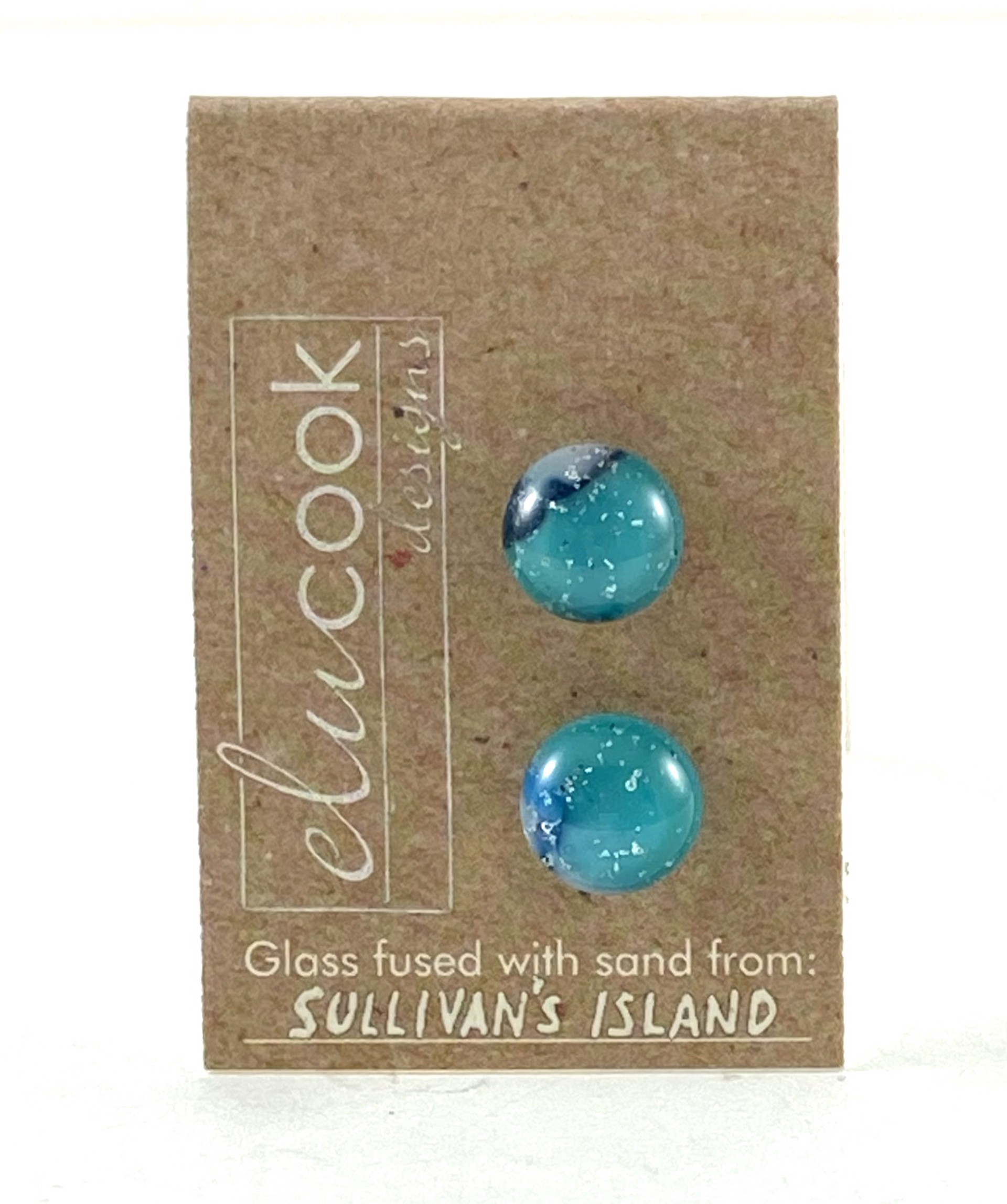 Button Earrings 5t by Emily Cook