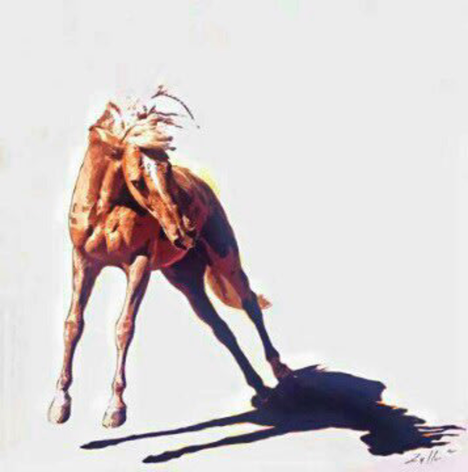 HORSE NAMED BUGATTI, I by Rod Zullo