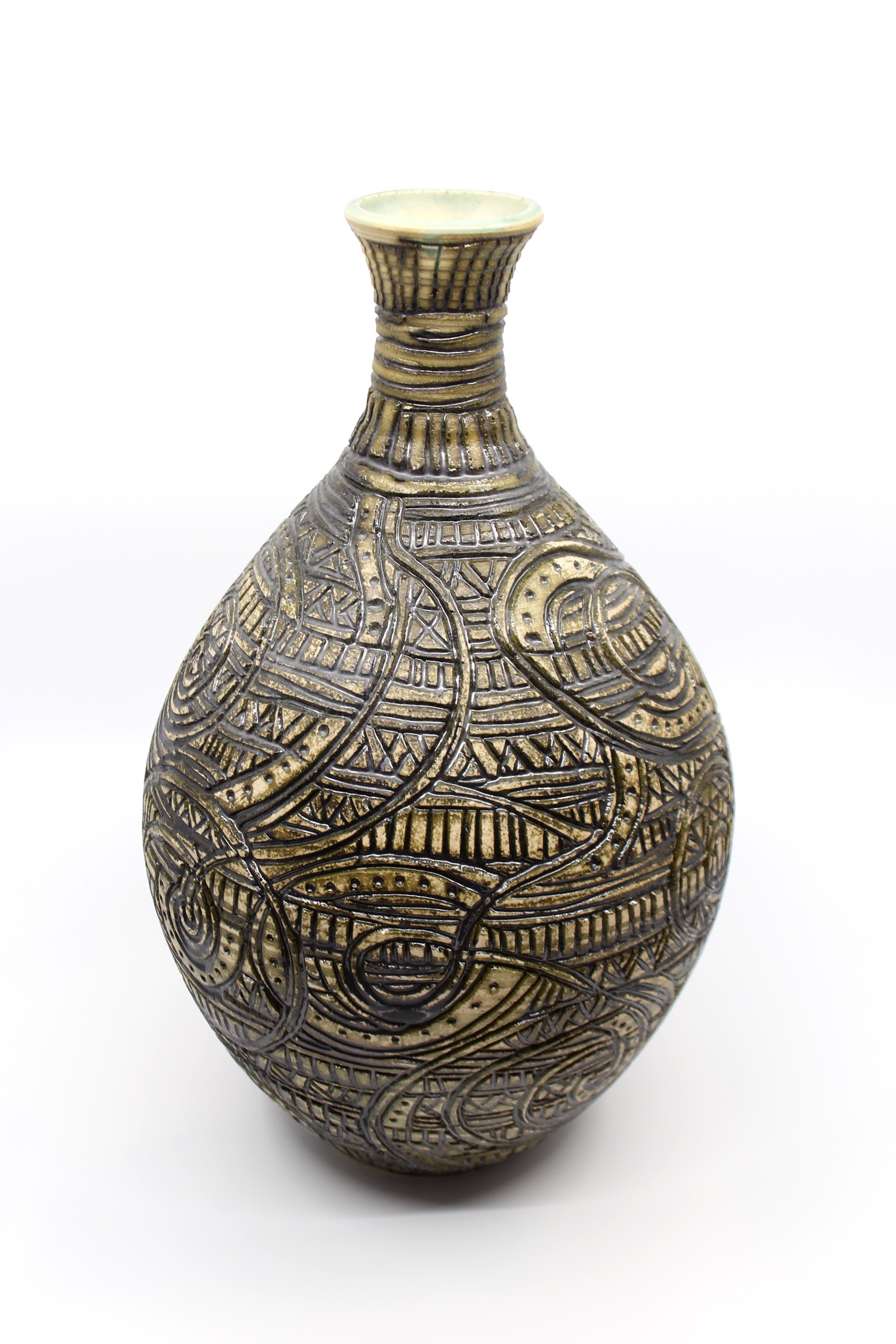 Sage Vase II by Heather Bradley