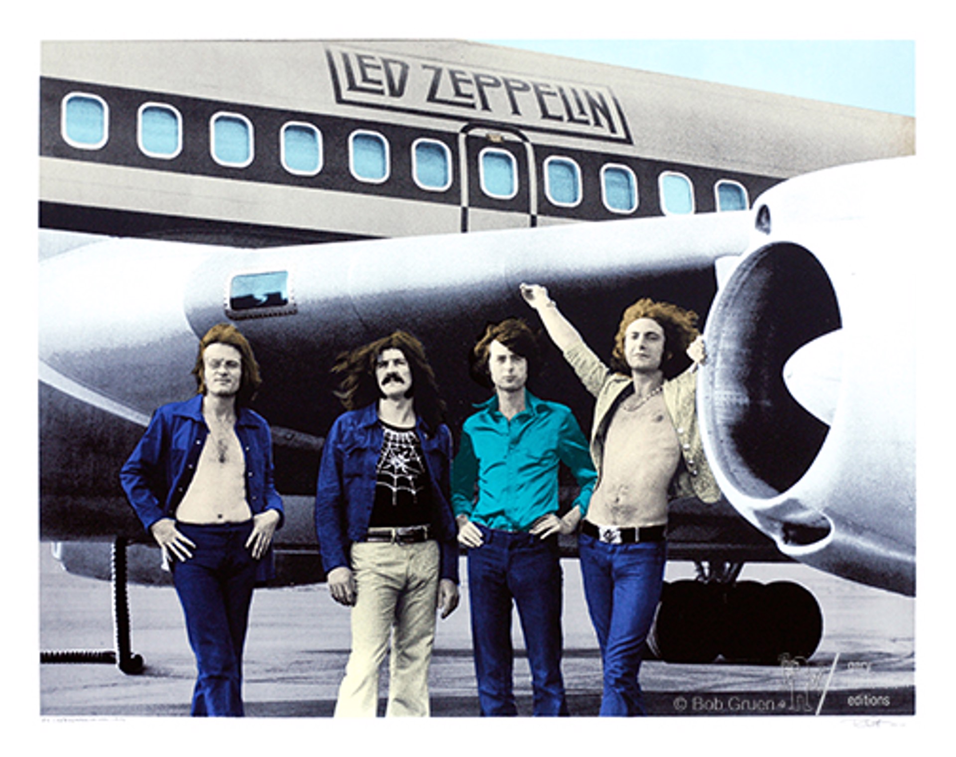 Led Zeppelin, NYC, 1973 by Bob Gruen