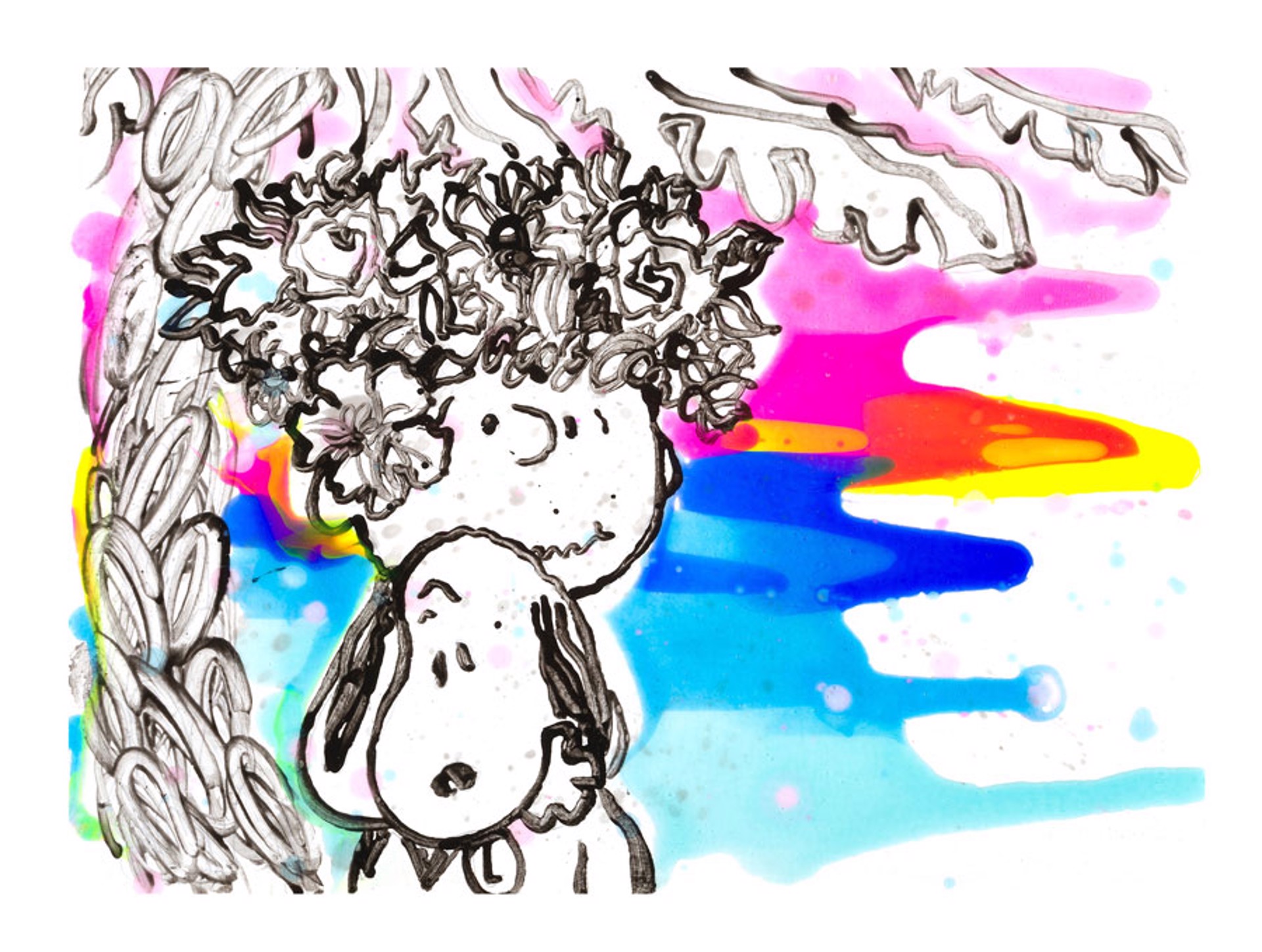 Beneath the Palms, The Love Croissant by Tom Everhart