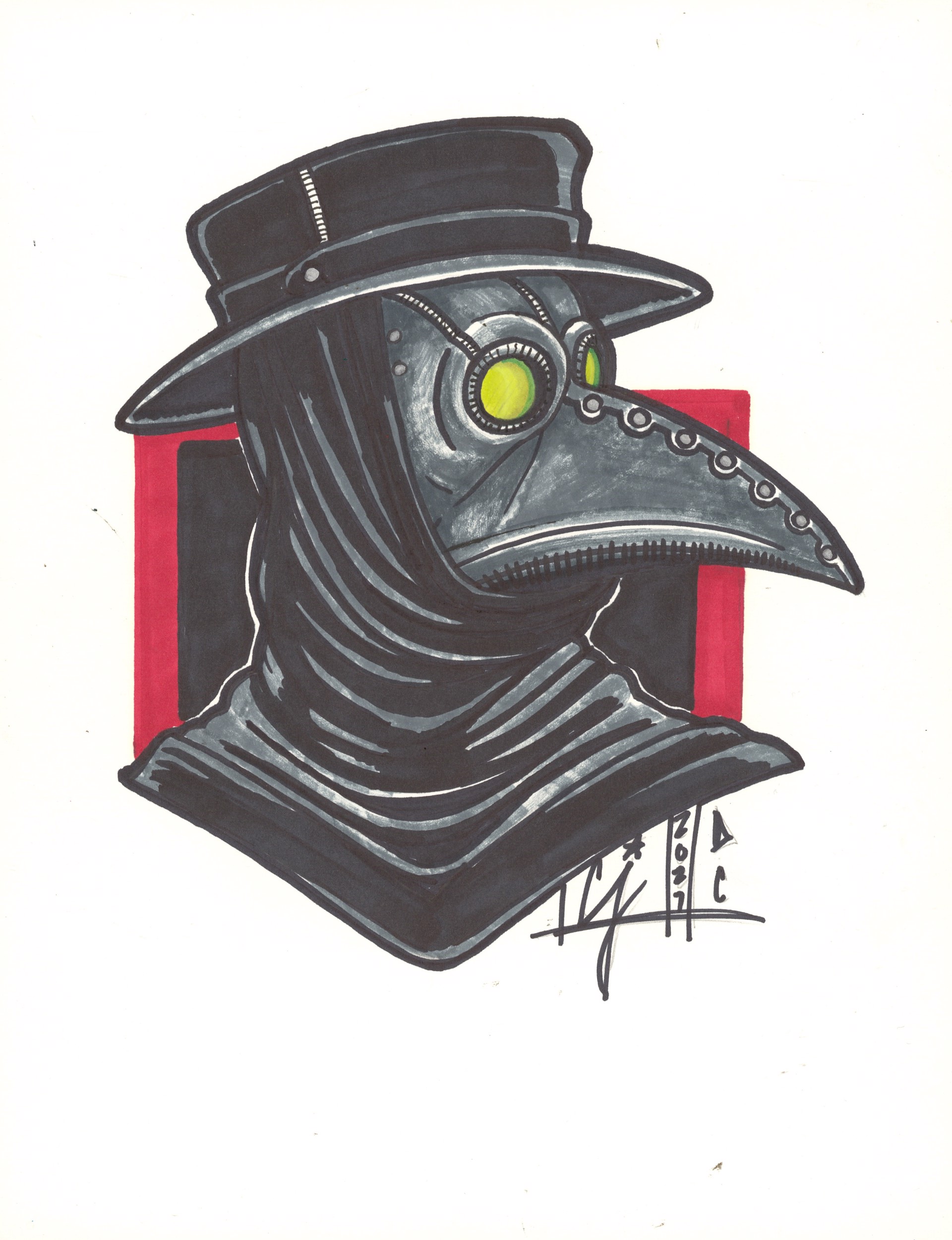 Plague Doctor by CeeJ Maples