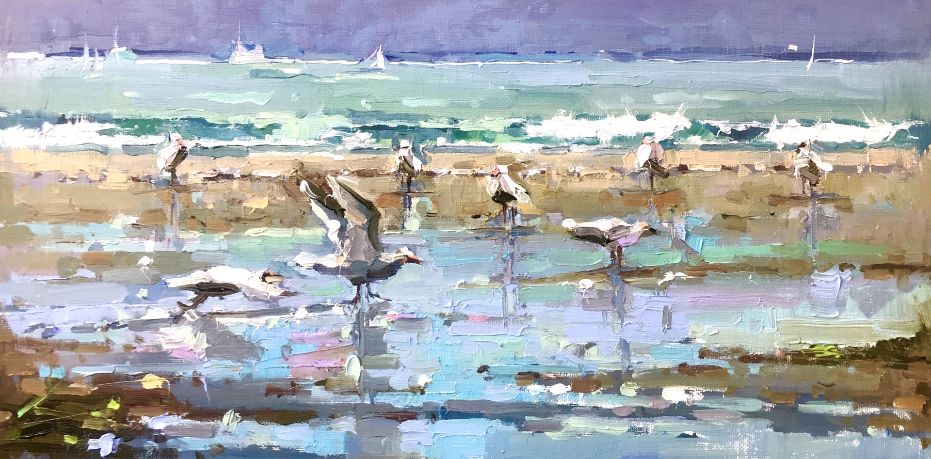 Shorebirds by Michele Usibelli