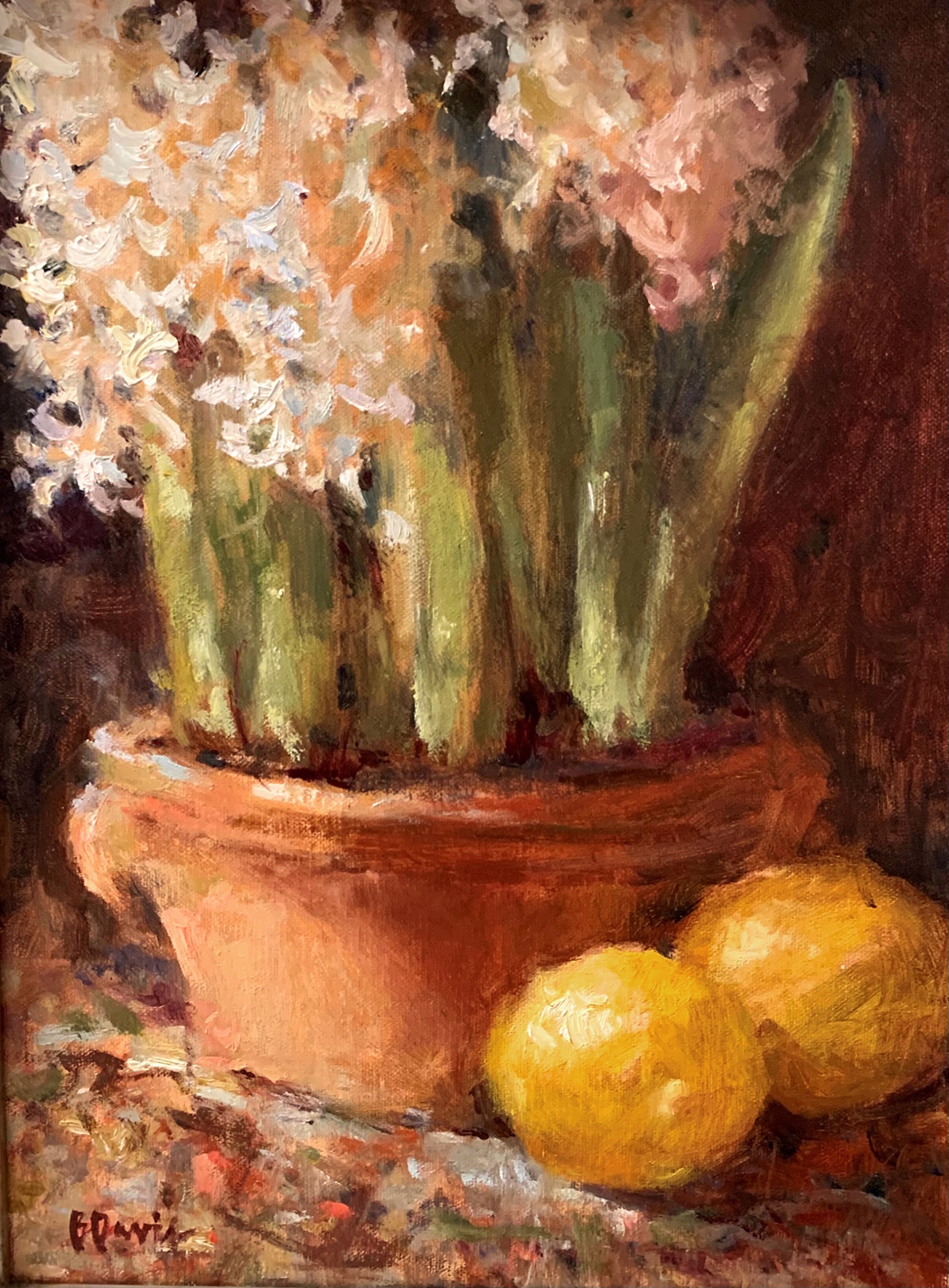 Hyacinths and Lemons by Barbara Davis