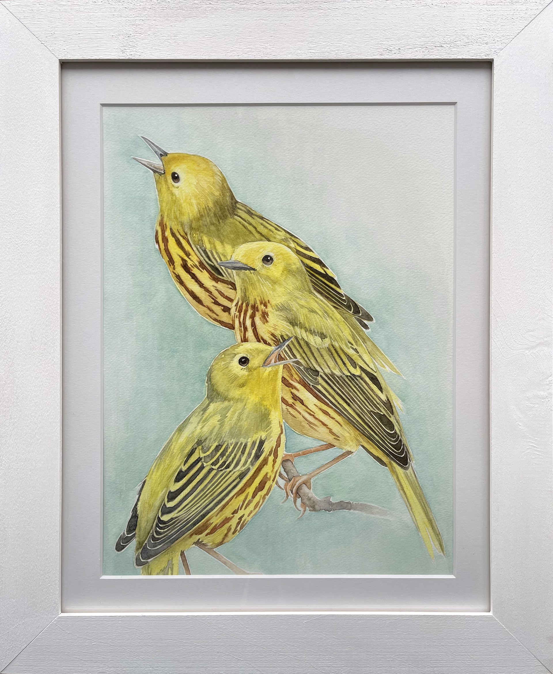 Crane Creek Chorus (Yellow Warblers) by Amy Shawley
