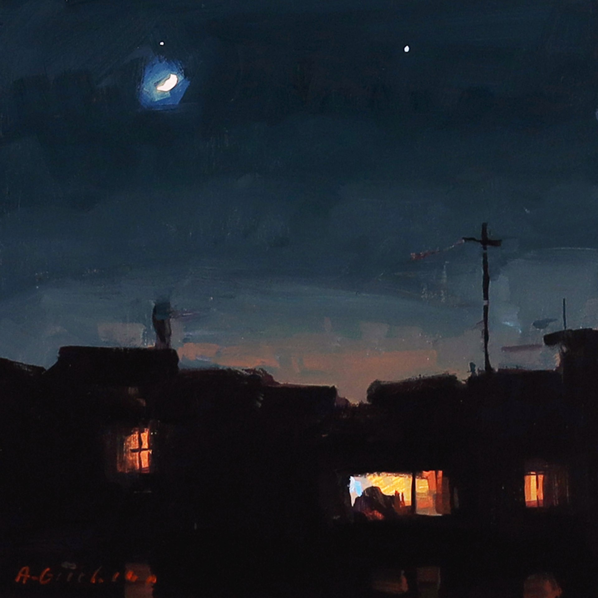 Night Scene by Aimee Erickson