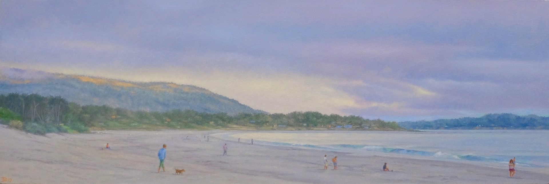 Carmel Beach by Willard Dixon