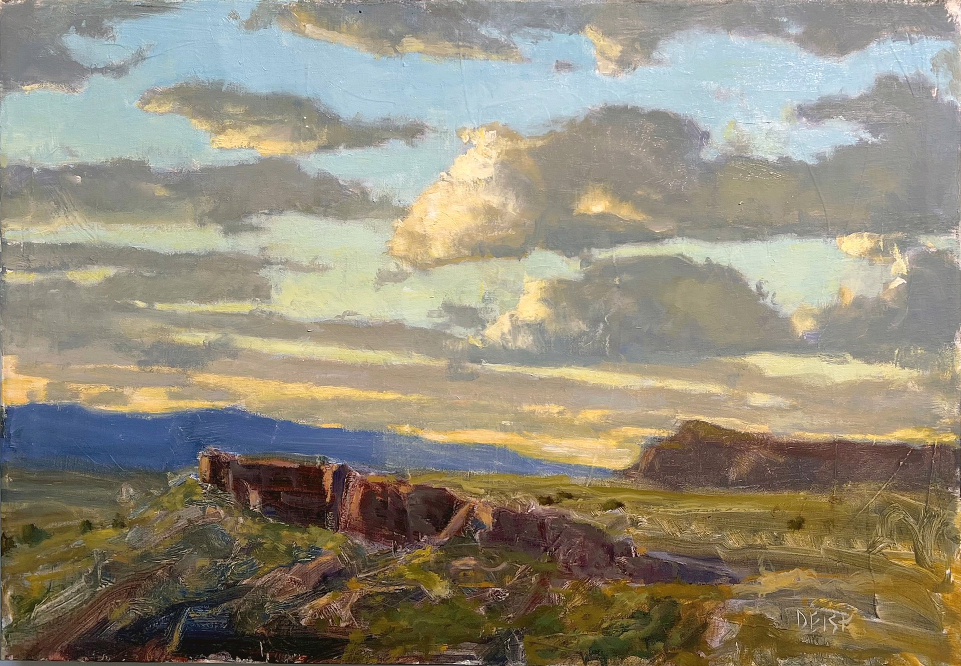 Dawson Butte Sunset by Harold Deist