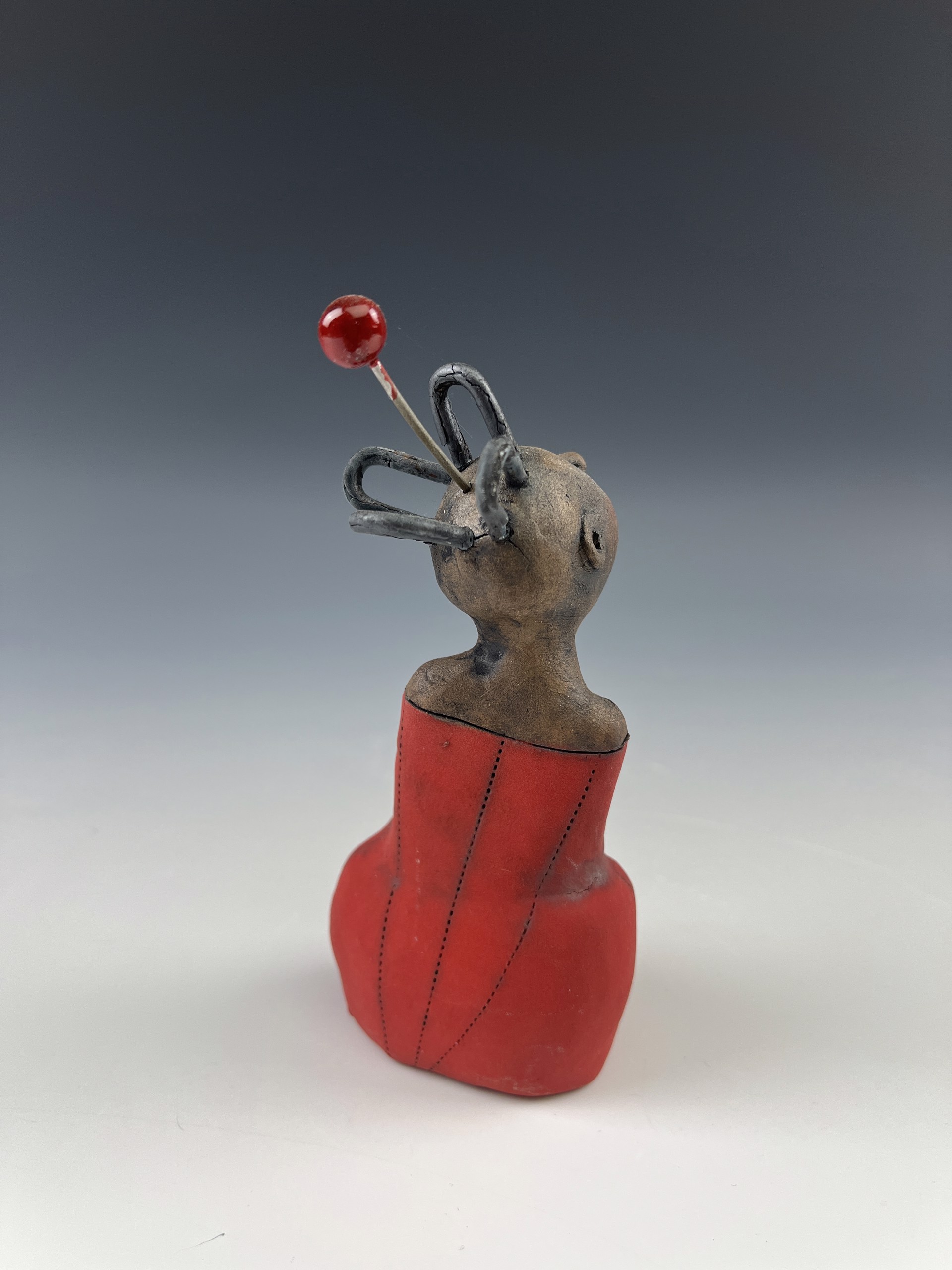 Figure in Red Dress - Nancy Kubale by Abel Contemporary
