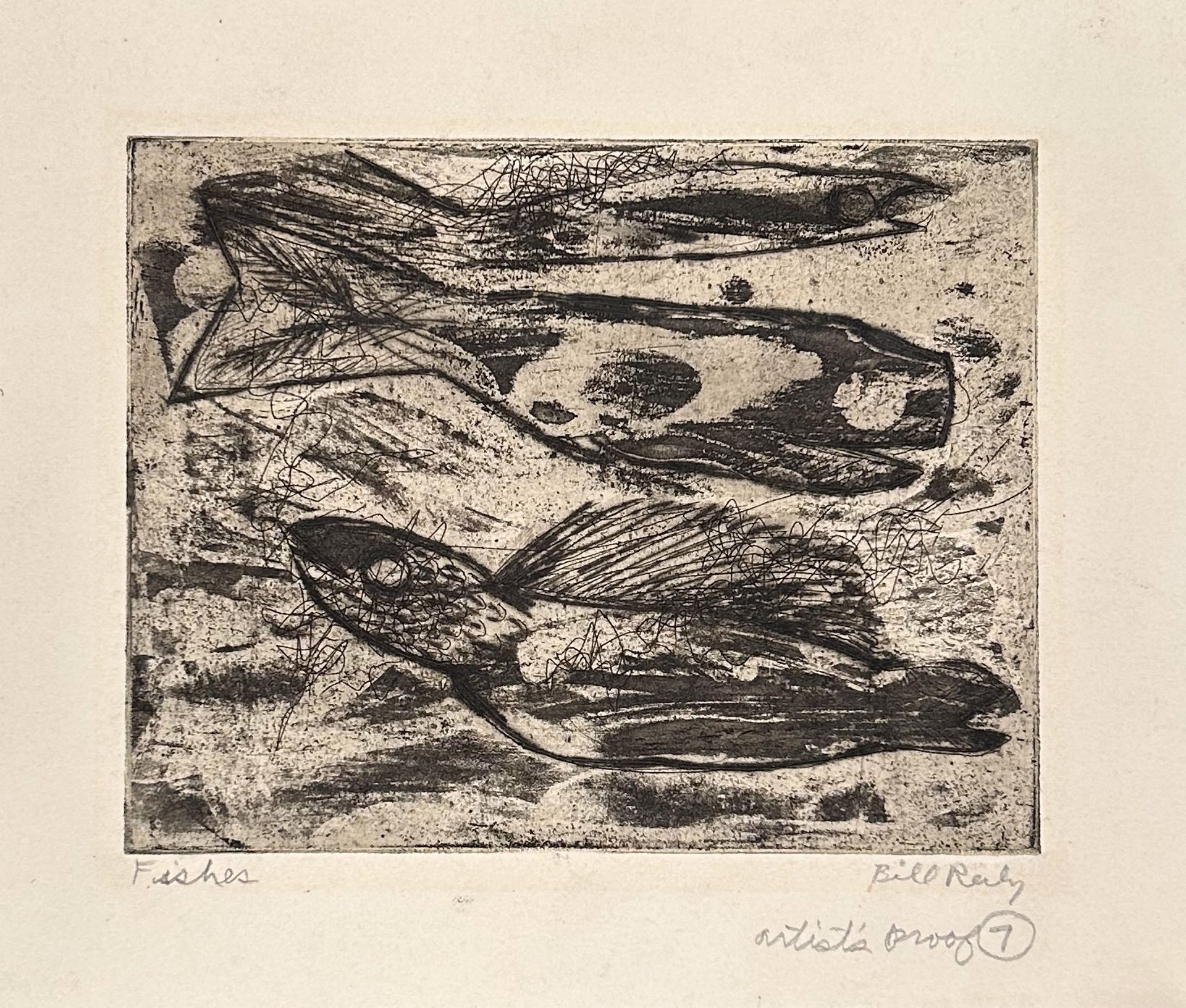 7. Fishes (Artist's proof) by Bill Reily Prints