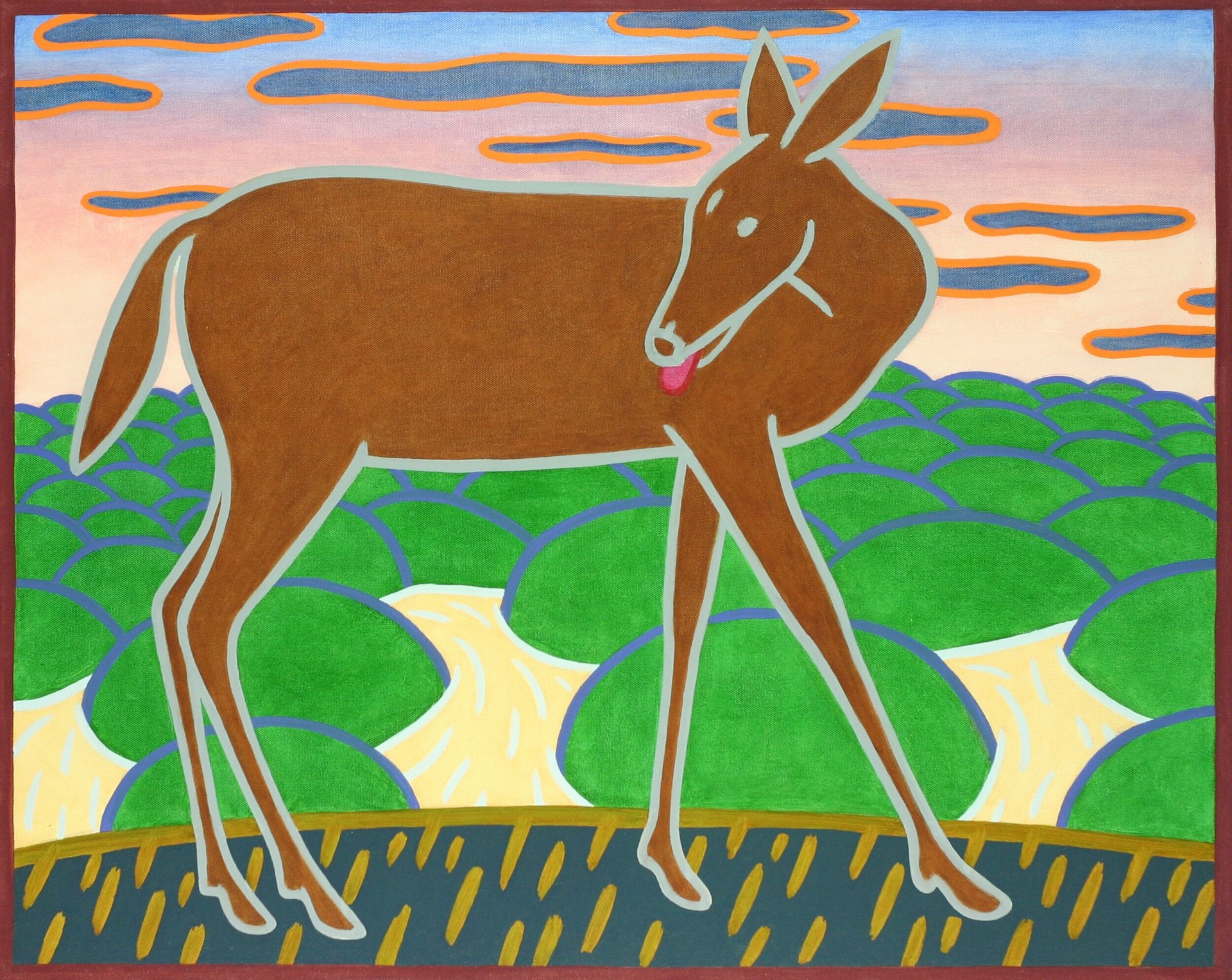 Deer on a Hill by Charles Munch