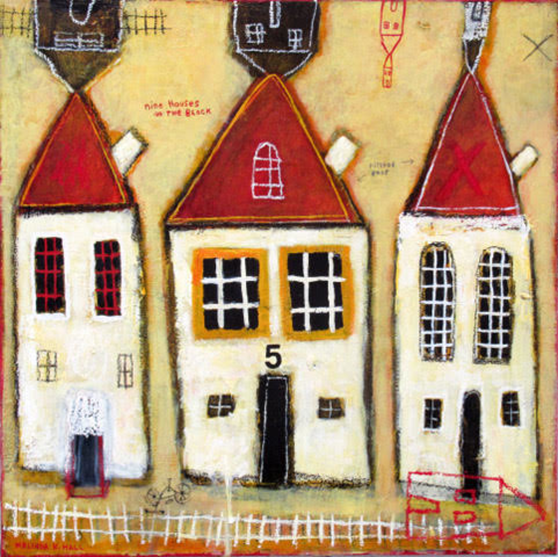 Nine Houses on the Block by Melinda K. Hall