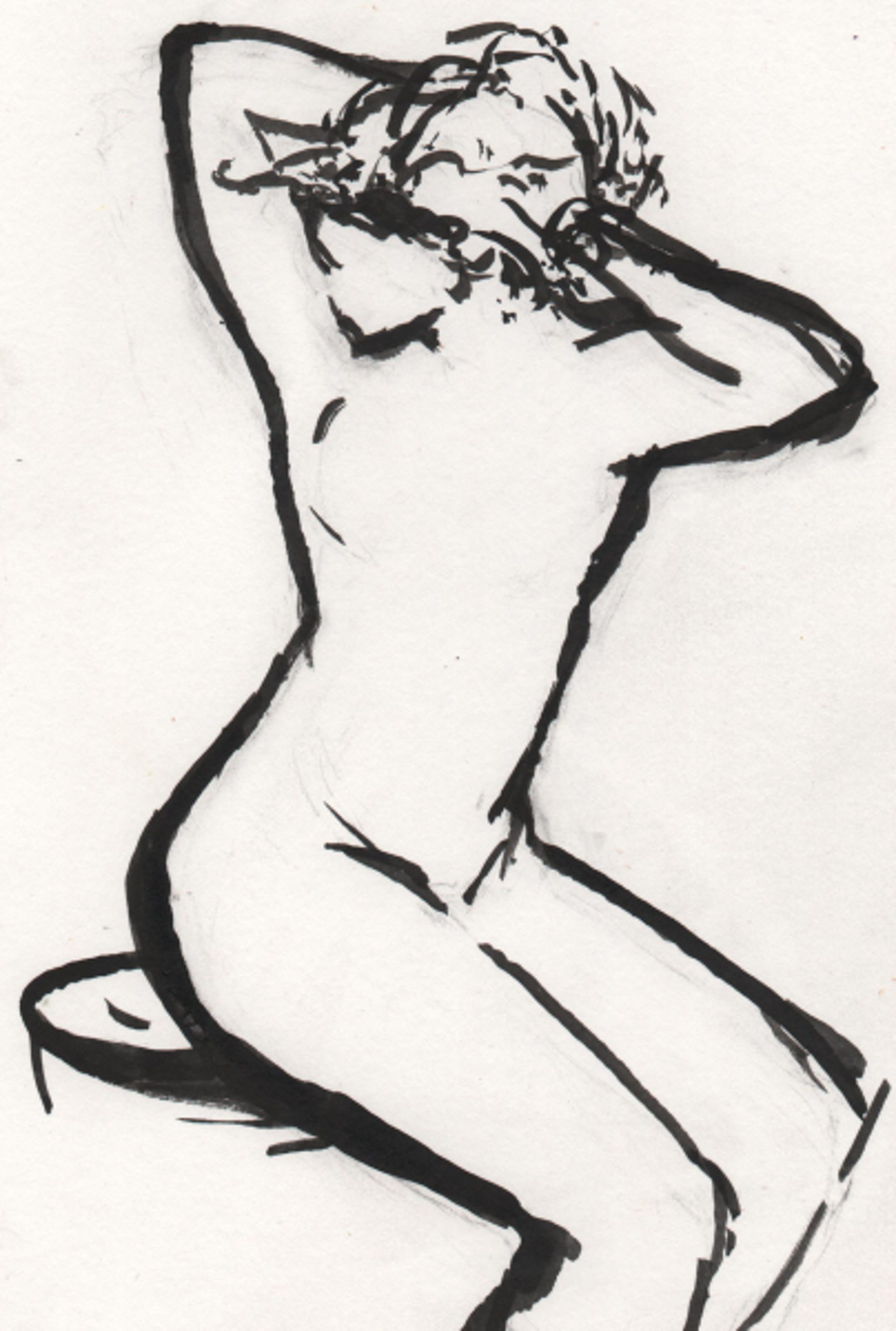 Untitled (Turning Figure) by Gail Foster