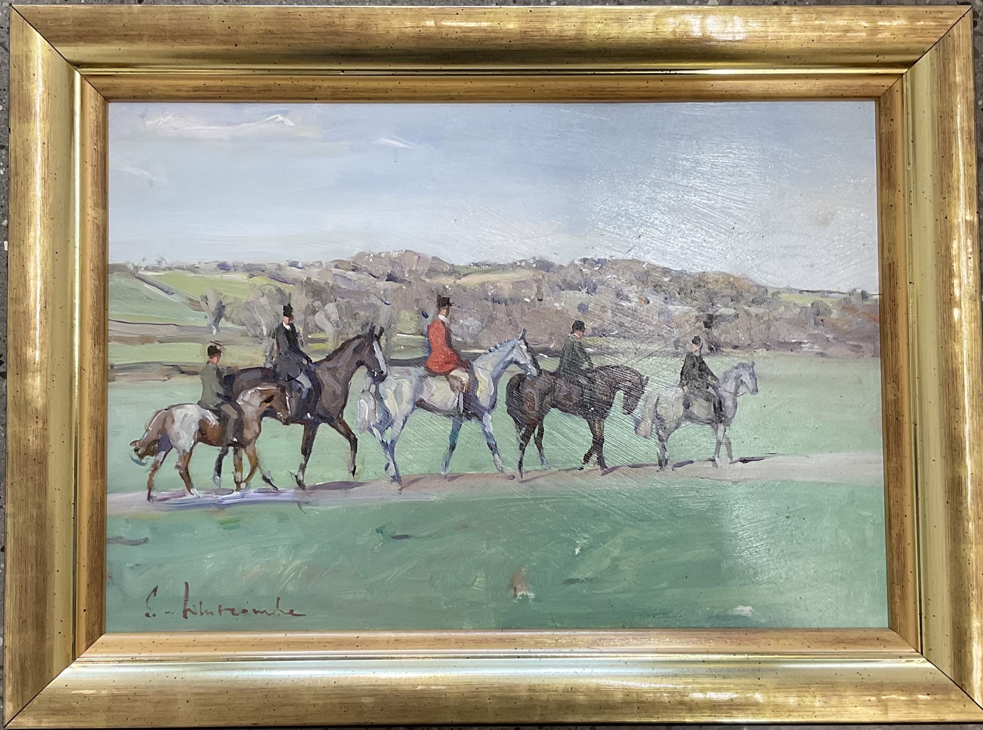 Leicestershire Hunting Morning by Susie Whitcombe