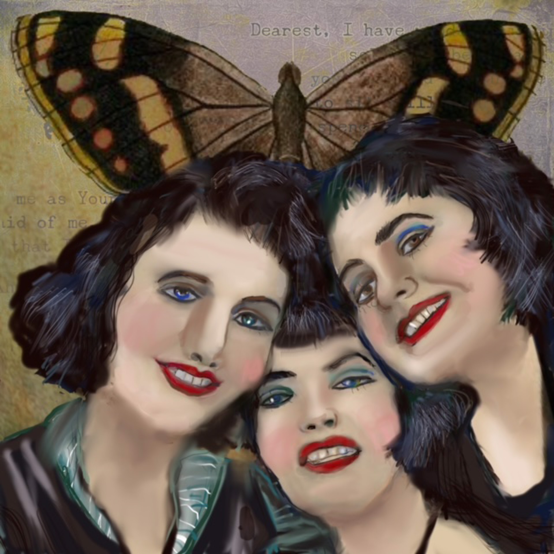 Three Sphingidae by Deborah McMillion Nering