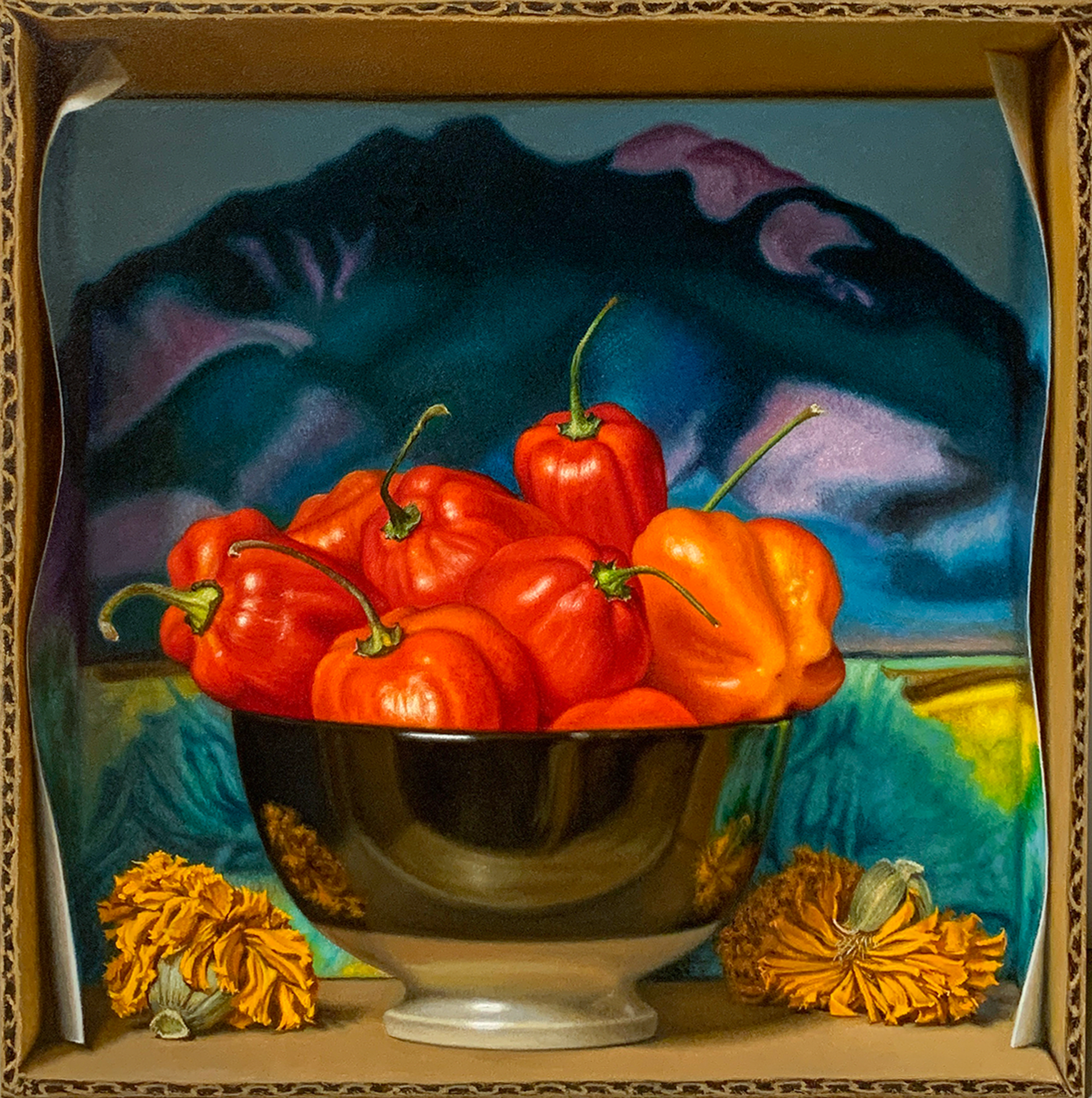 Habanero Peppers by Natalie Featherston