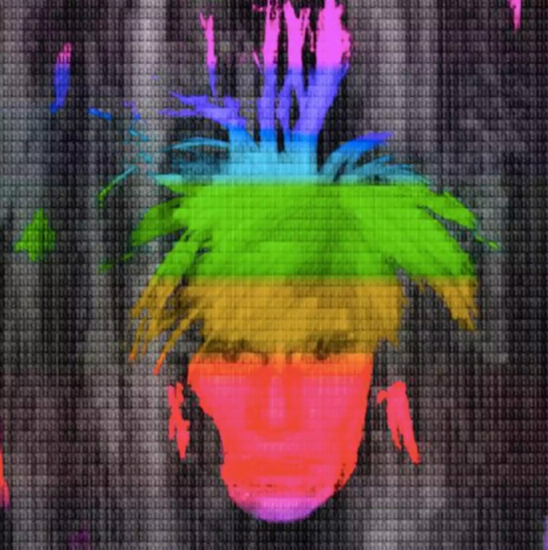 You & Me + Warhol + you in Rainbow by Alex Guofeng Cao