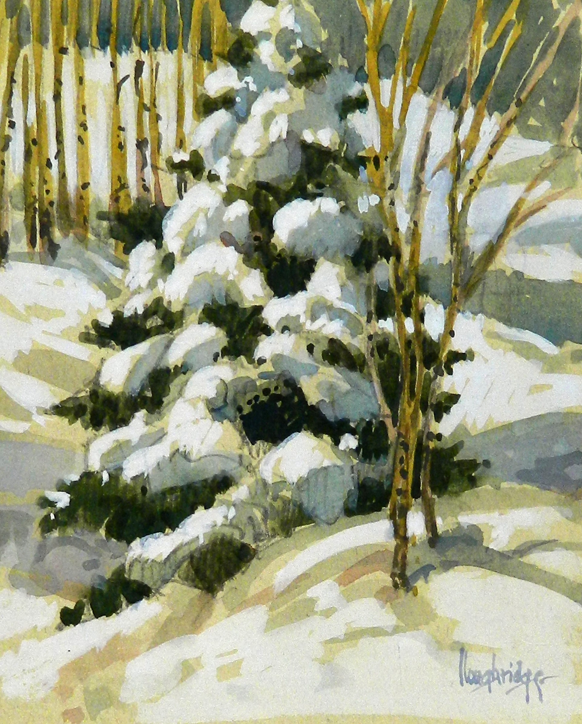 Winter Quilt by Leon Loughridge