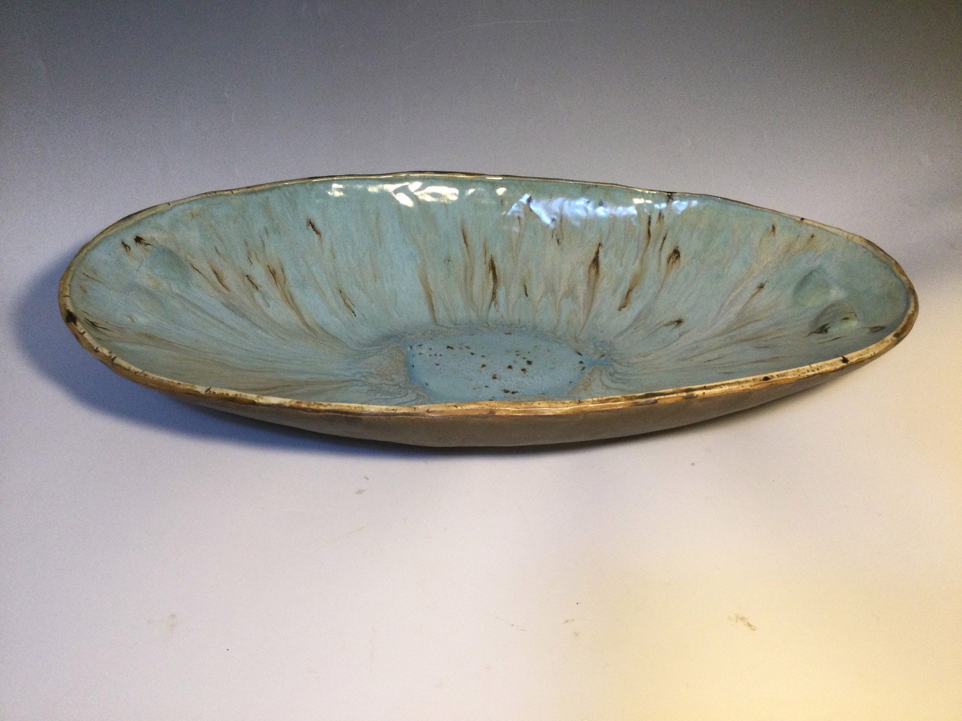 Large Oval Bowl by Anna M. Elrod
