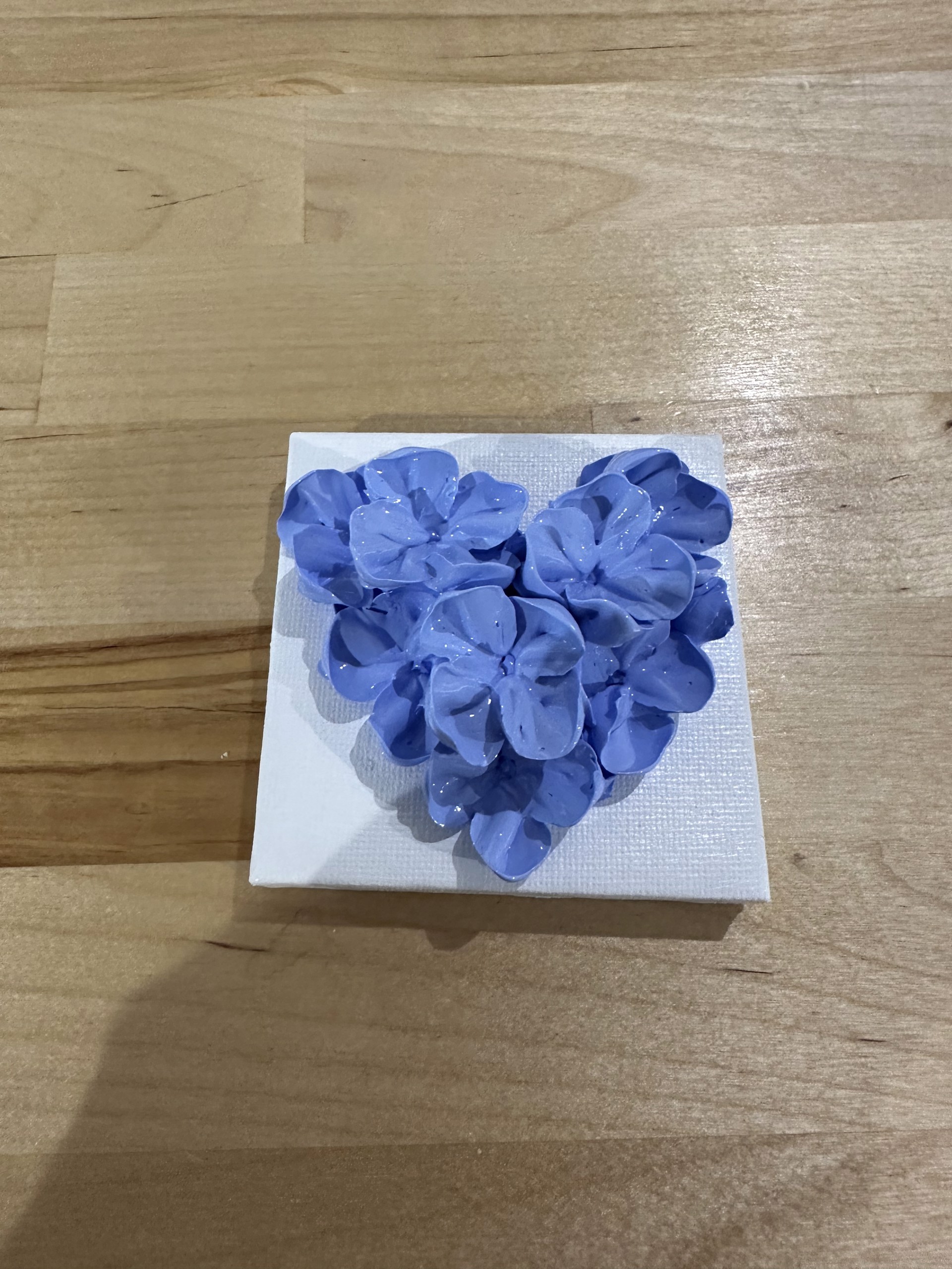 Mini Heart Series - Blue by Christine Tonolini