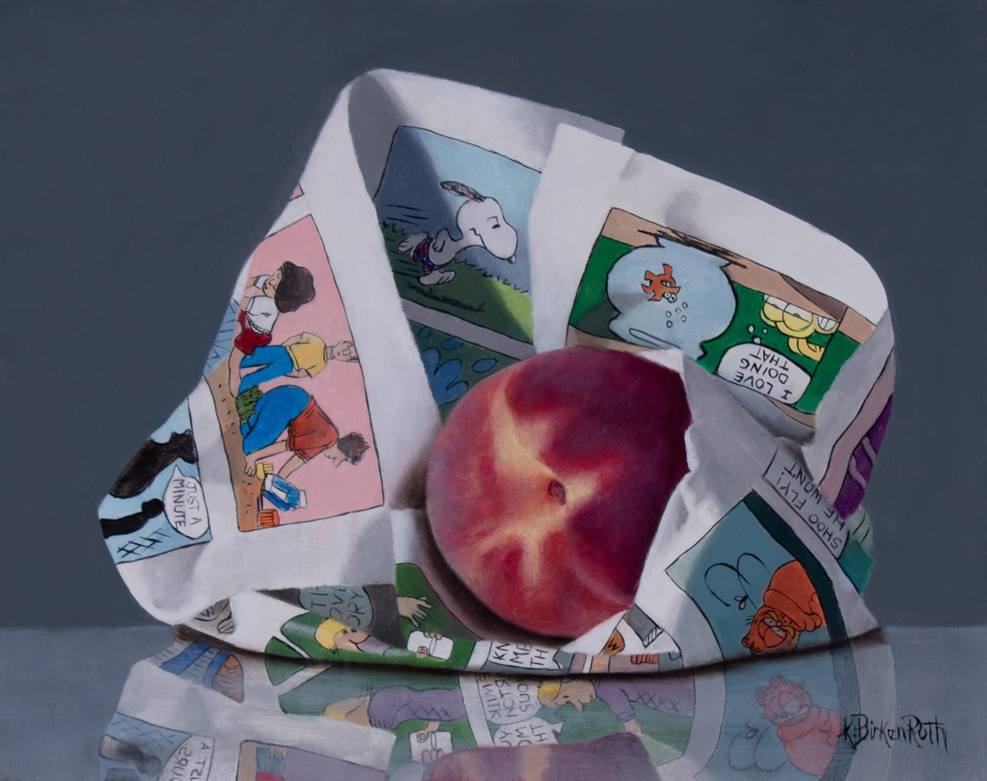 Peachy Punch Line by Kelly Birkenruth