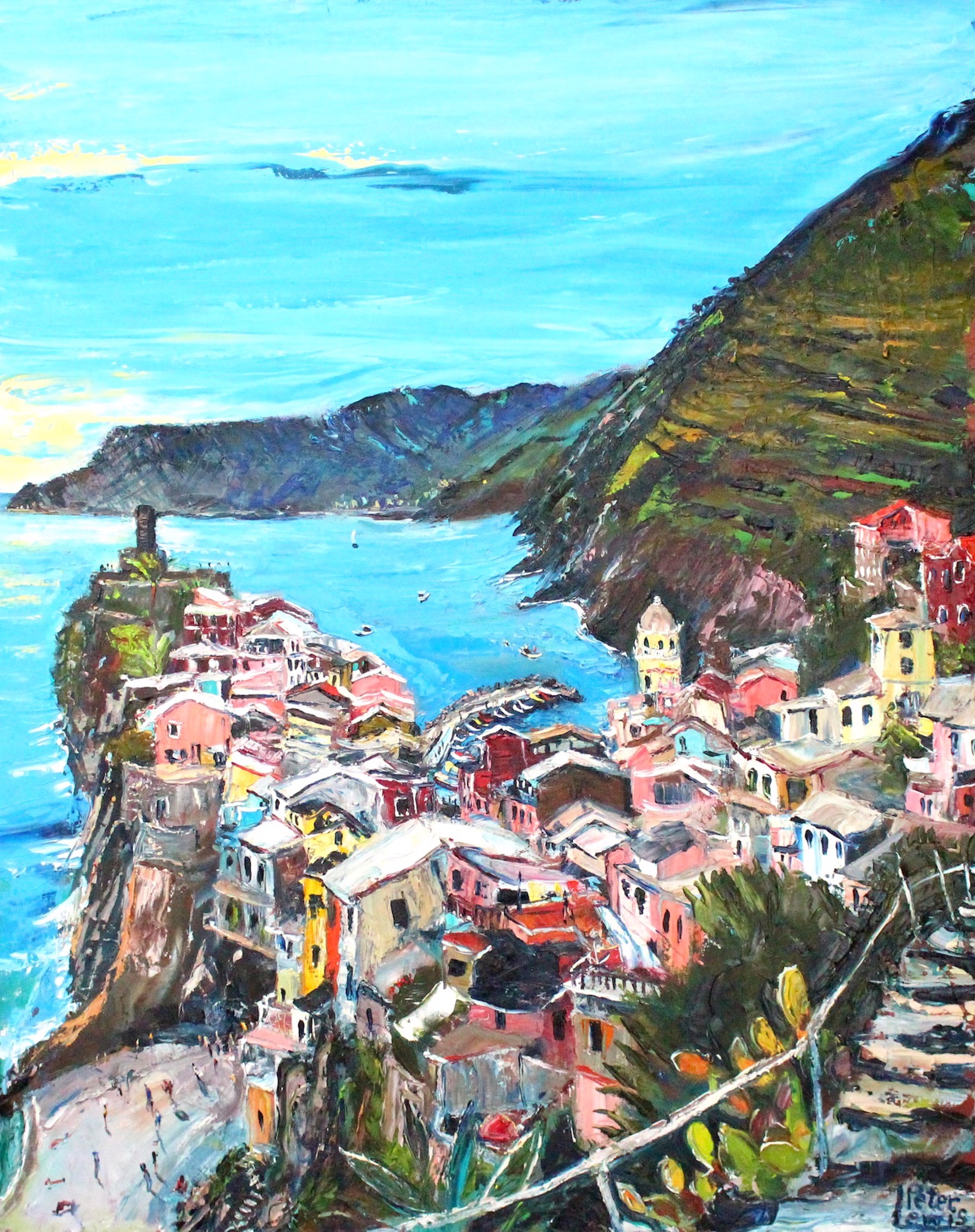 Vernazza, Cinque Terre by Peter Lewis
