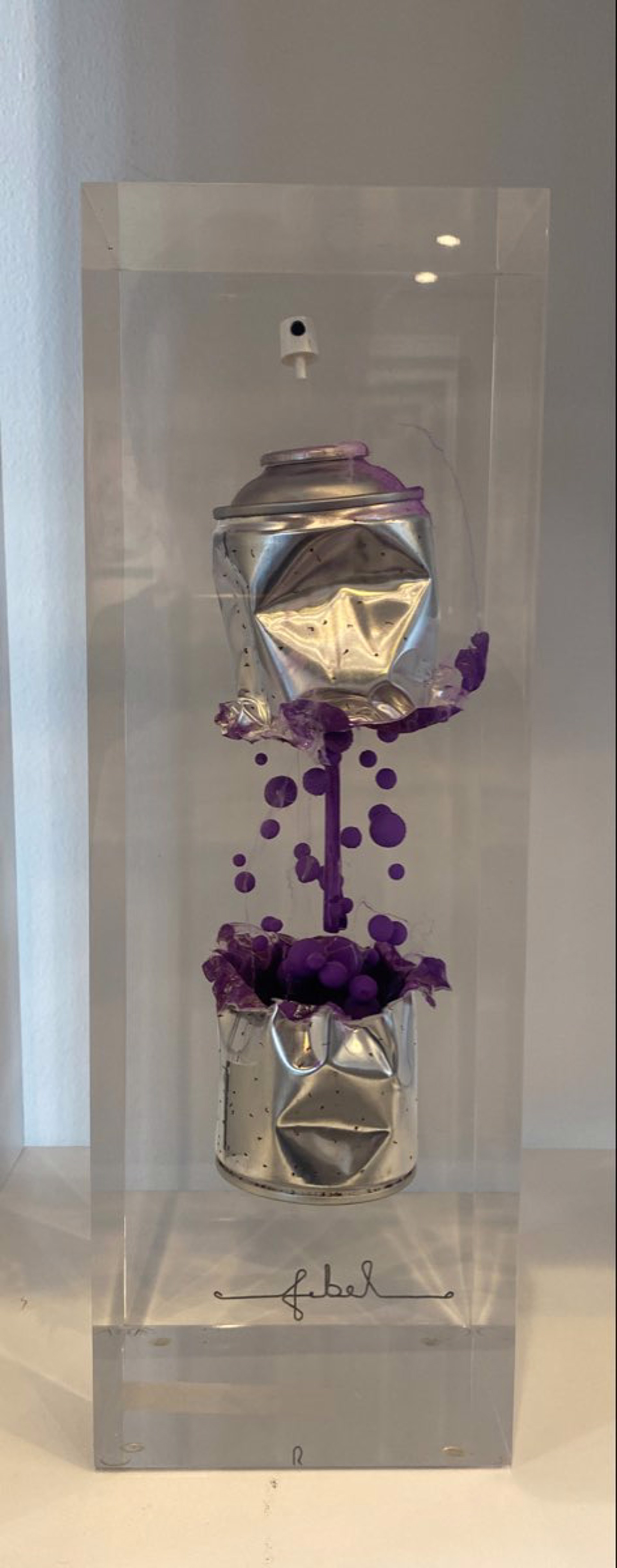 Spray 2 Parts / Purple Bubbles by Francois Bel
