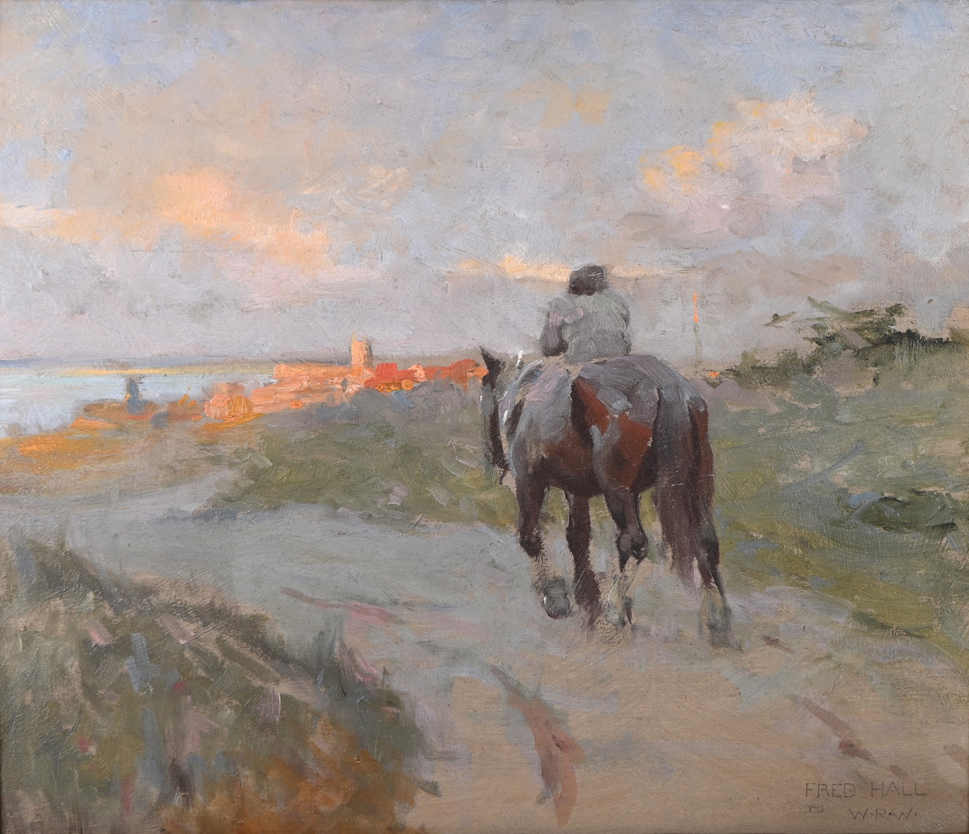 Man on Horseback by Frederick Hall