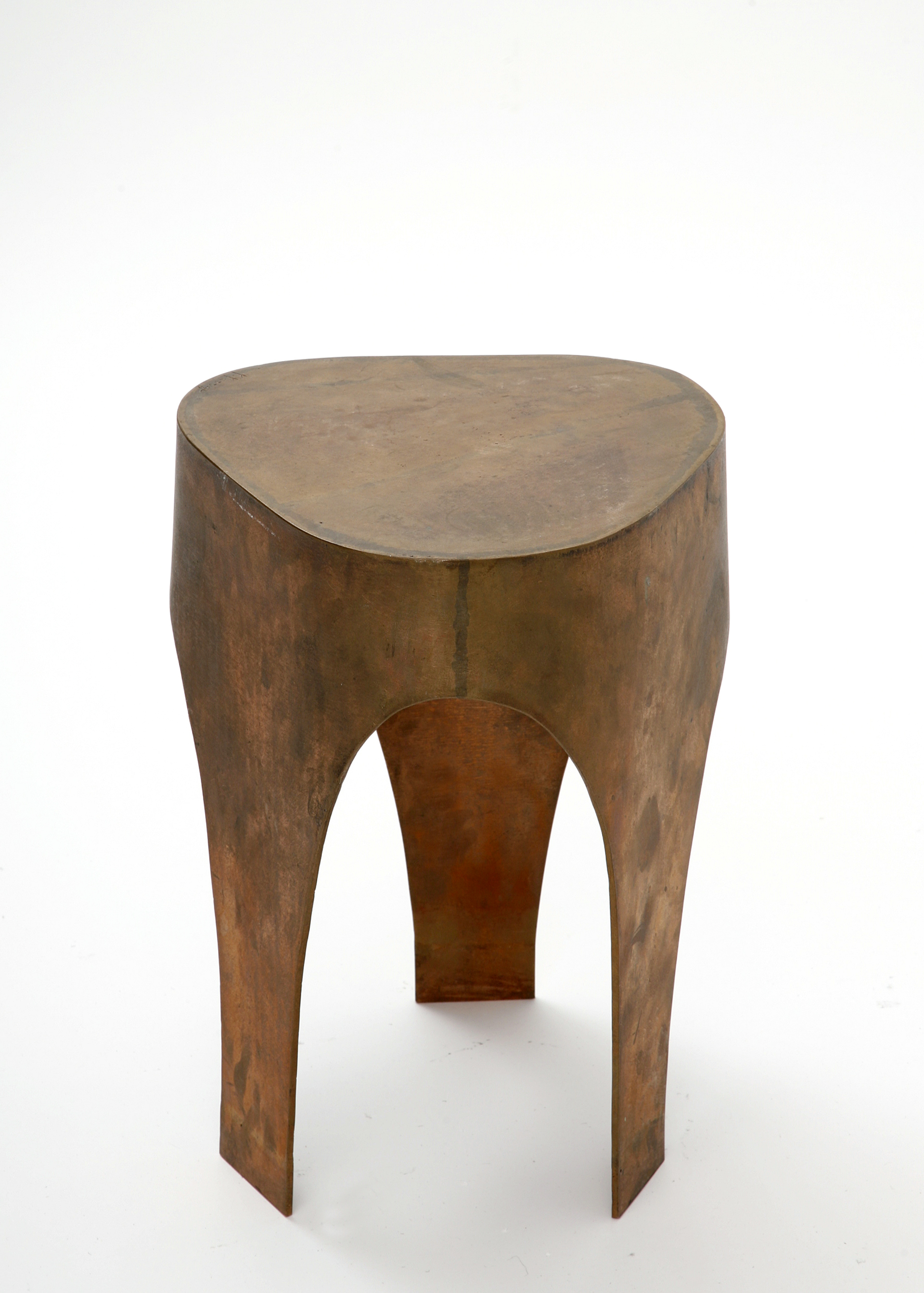 "Odalisque" Bronze stool by Jacques Jarrige