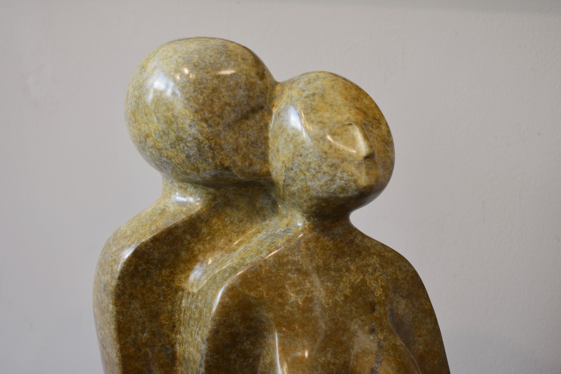 "Close" bronze sculpture by Mark Yale Harris