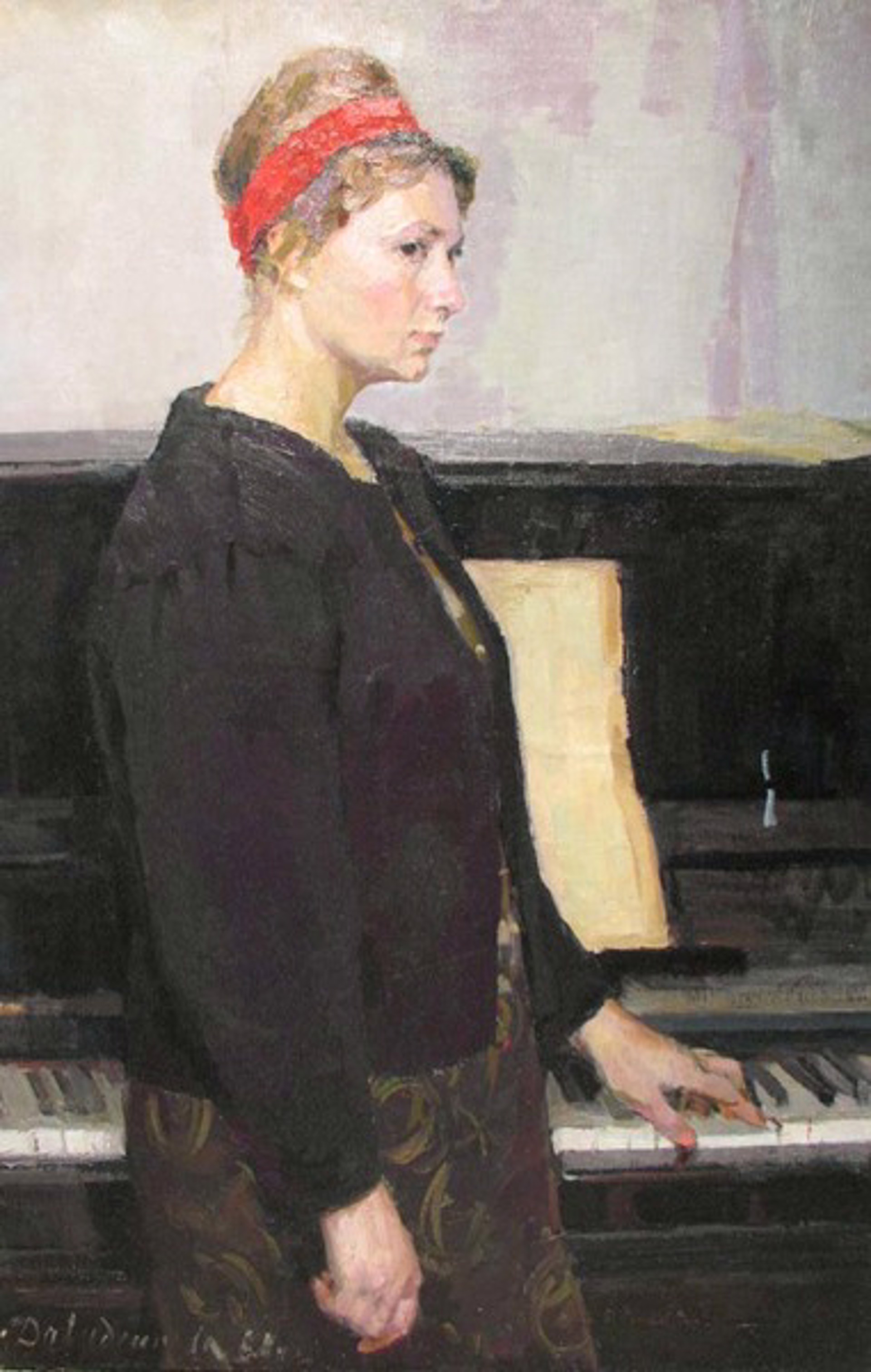 Pianist by Lidiya S. Davidenkova