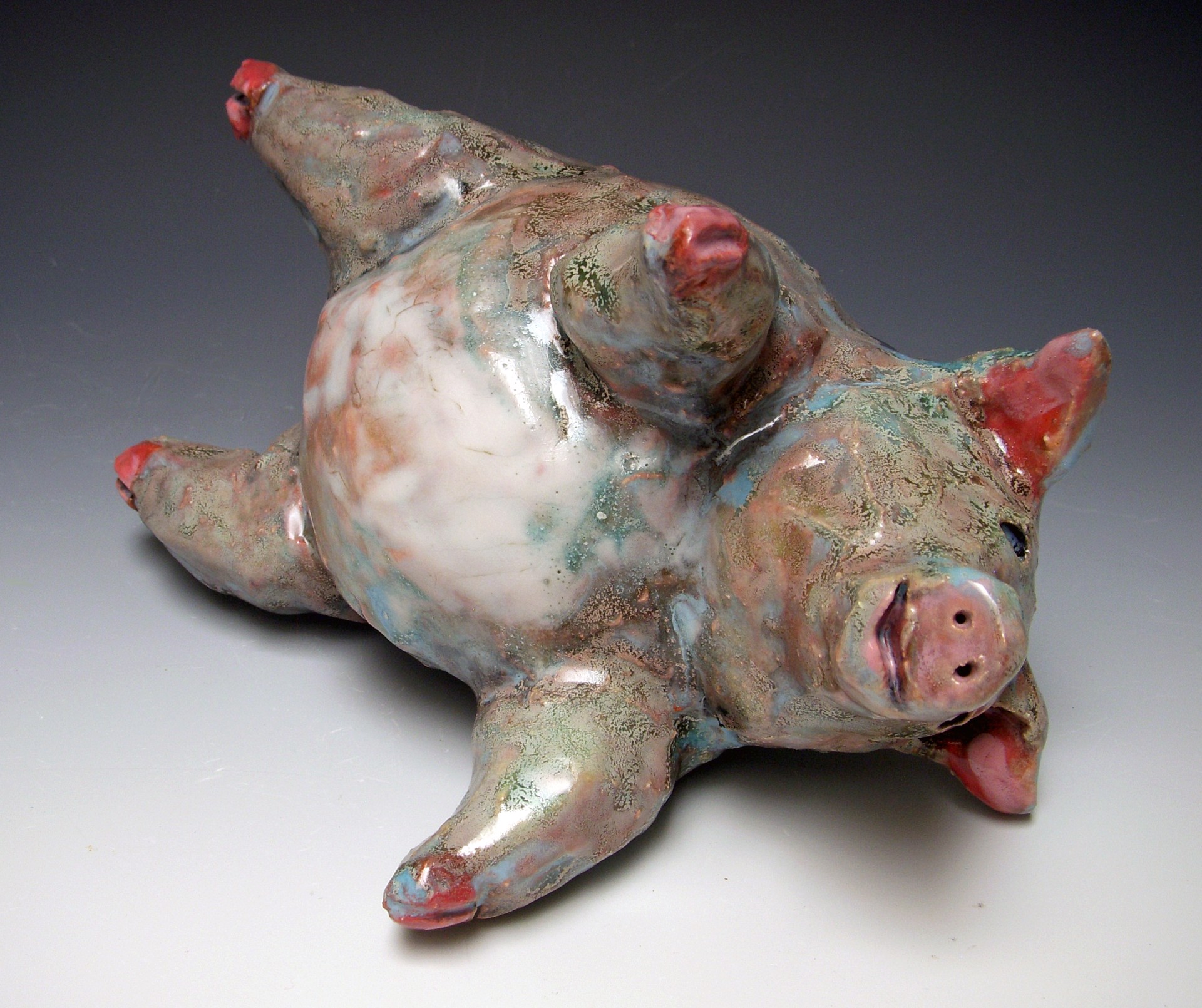 Flynn (small pig) by Kari Rives