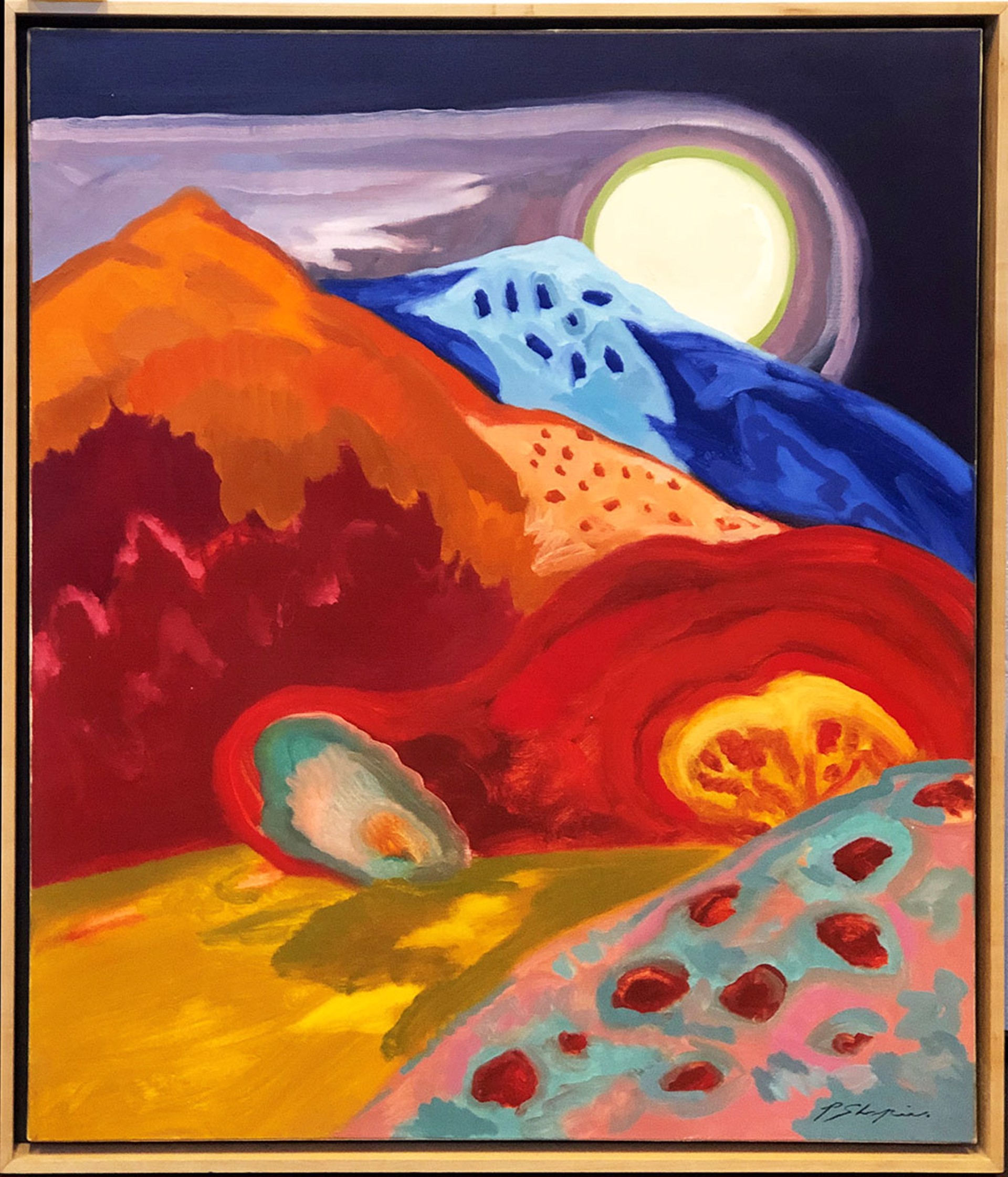 Tesuque Moonrise by Paul Shapiro