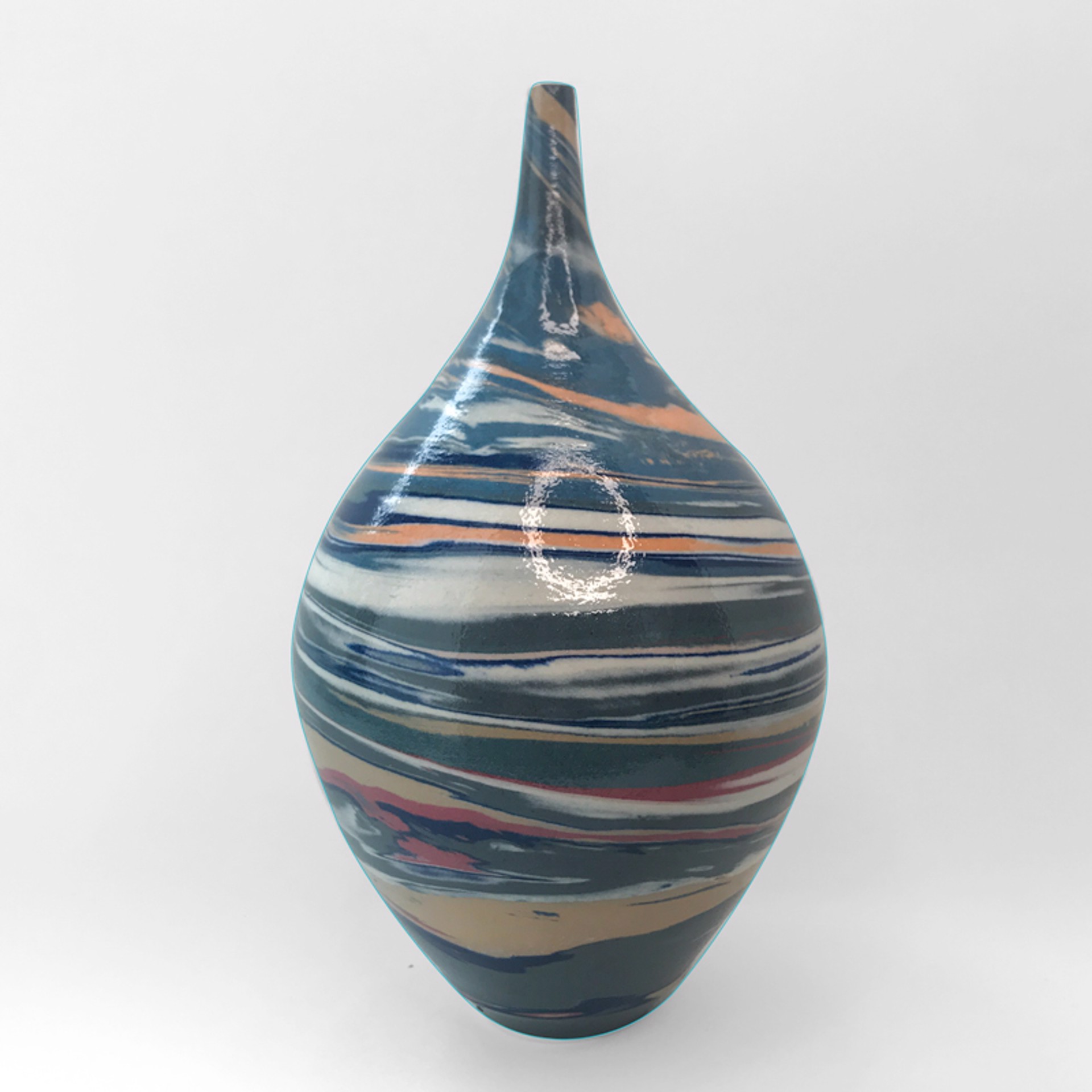 Tidal Pool Vase III by Jim Keffer