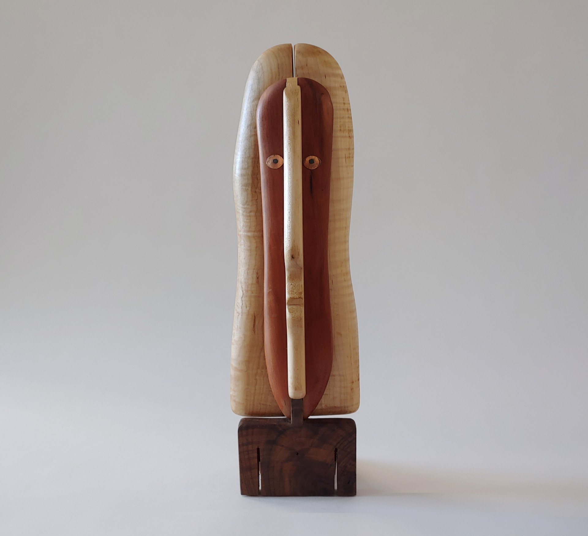 Chakra #4 - Wood Sculpture by David Amdur