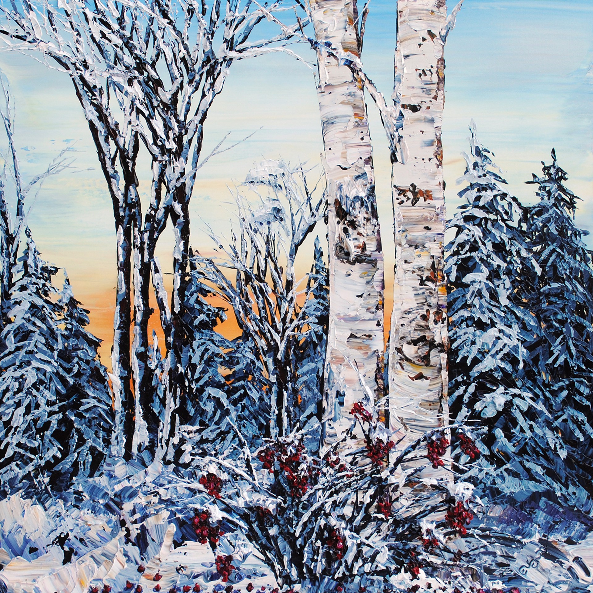 Winter Birch 179409 by Maya Eventov