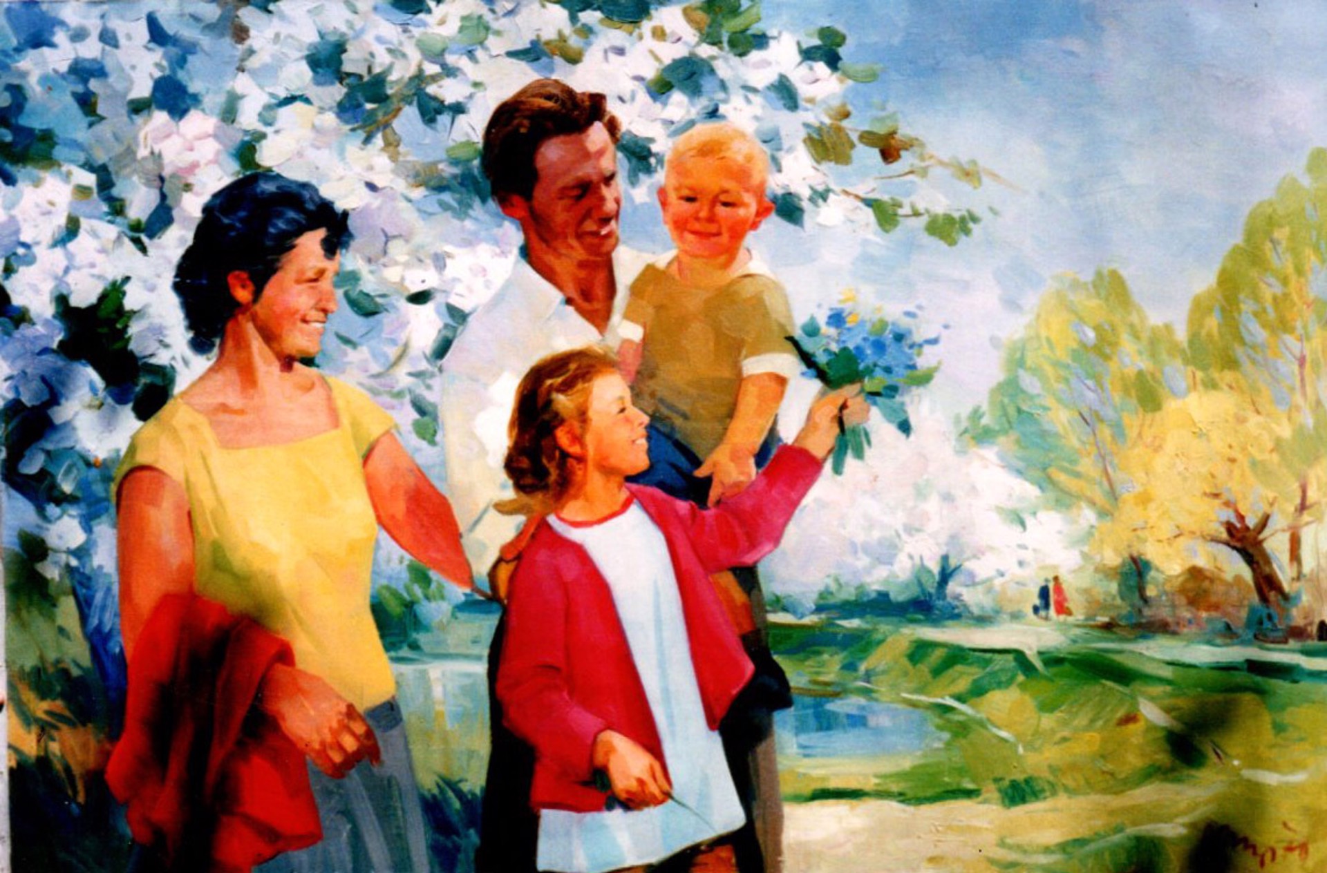 Happy Family by Viktor Pirogov