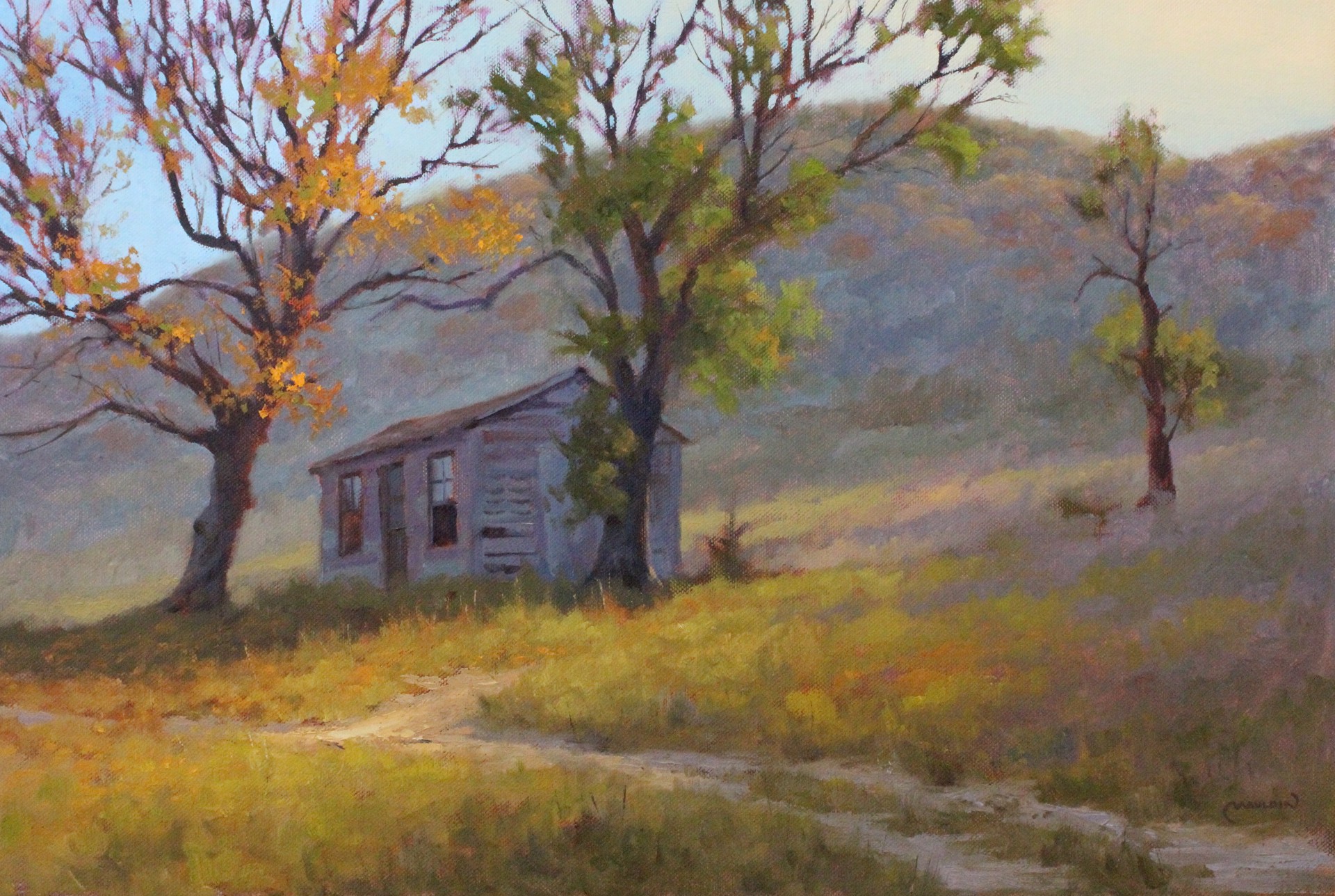 Hillside Cabin by Chuck Mauldin