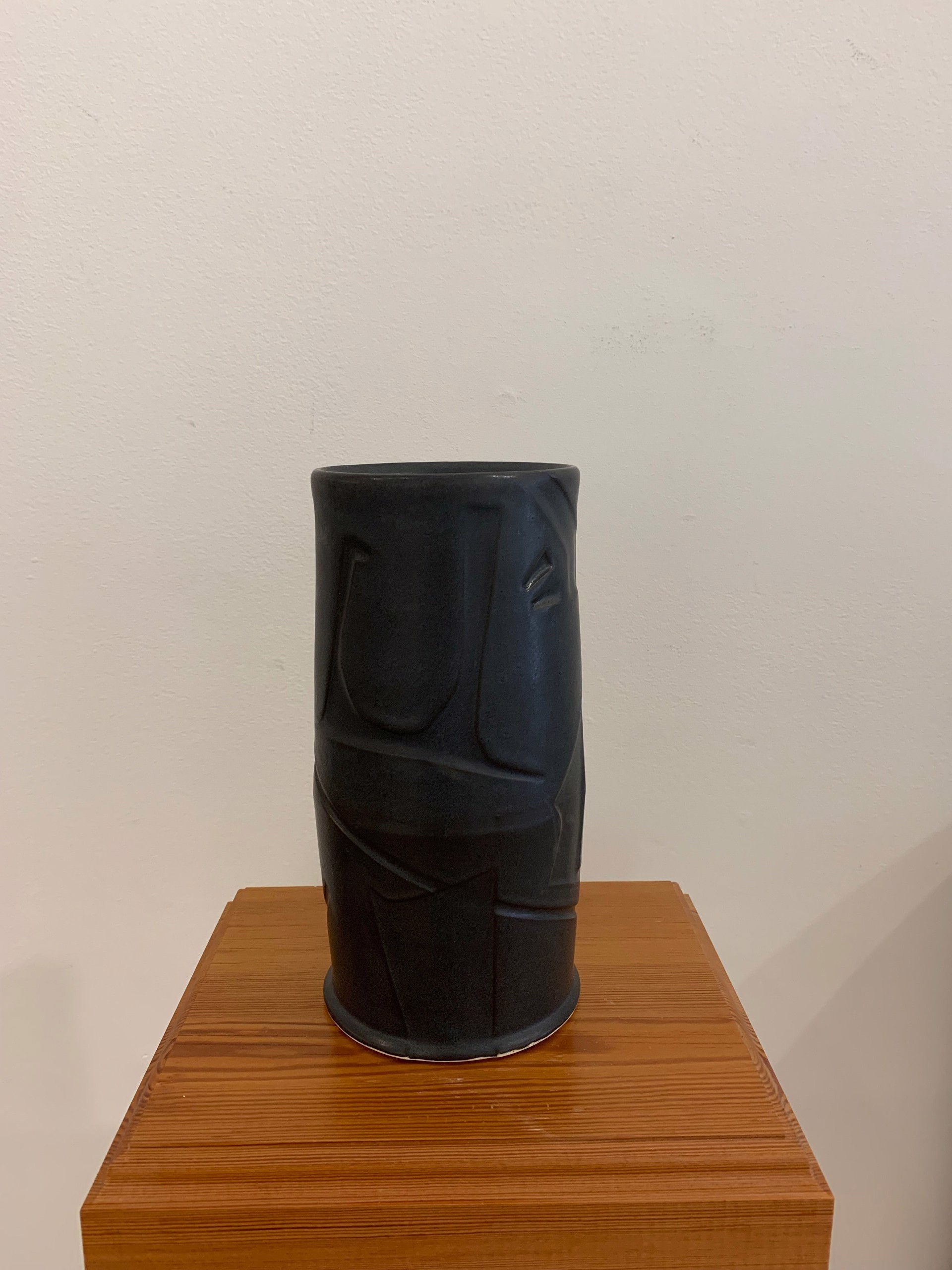 Small Black Vase by Steve Kelly