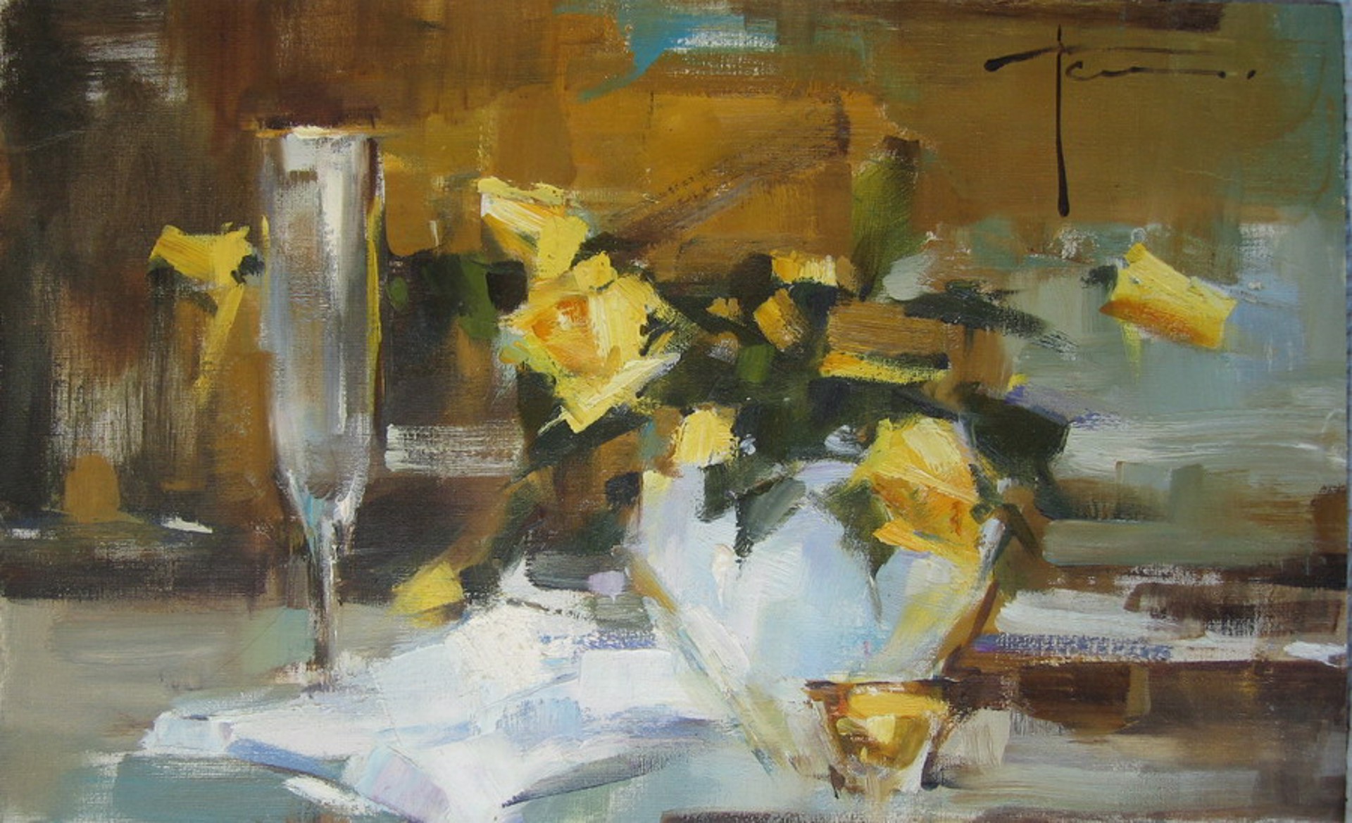 Yellow Roses by Yana Golubyatnikova