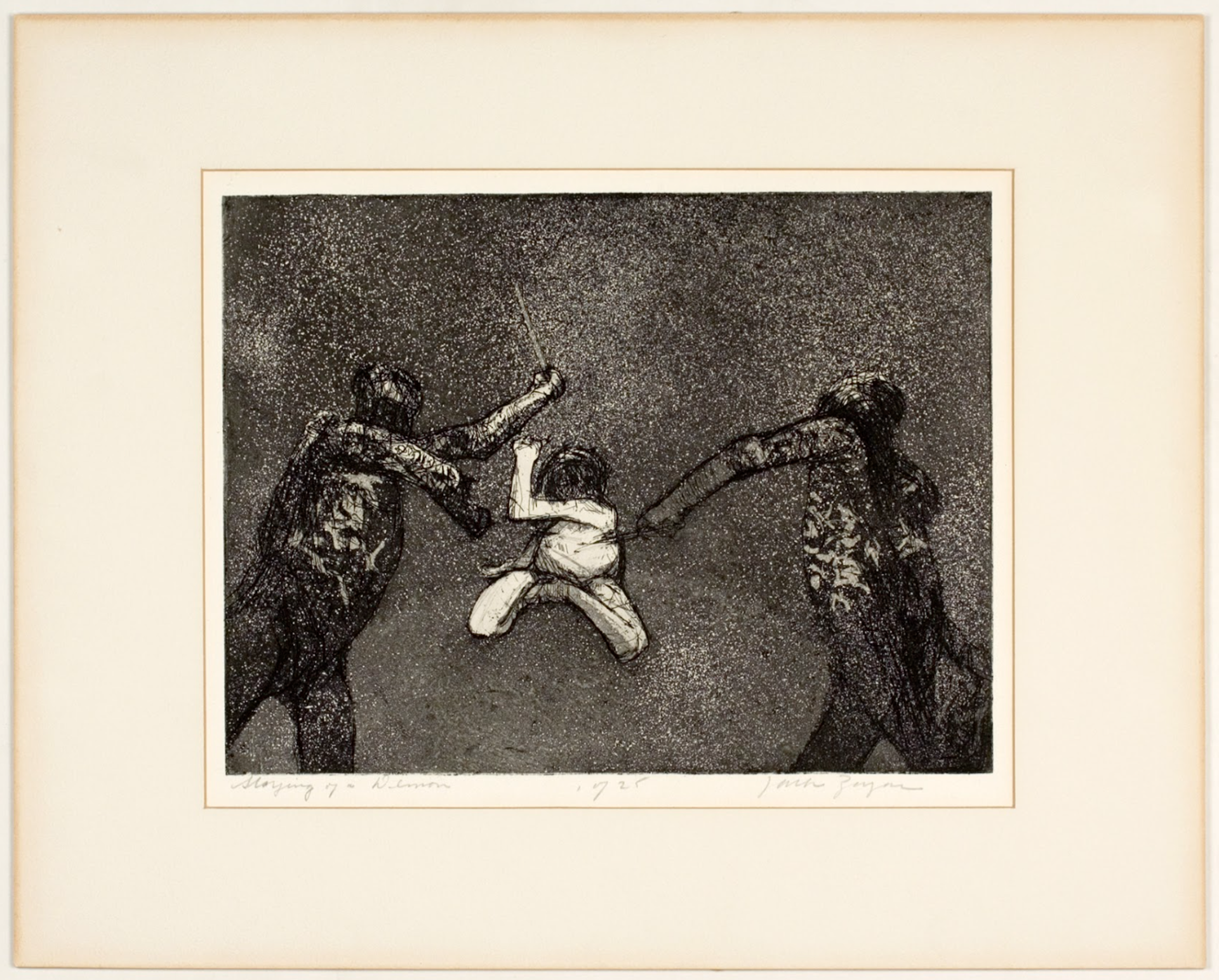 Slaying of a Demon by Jack Zajac