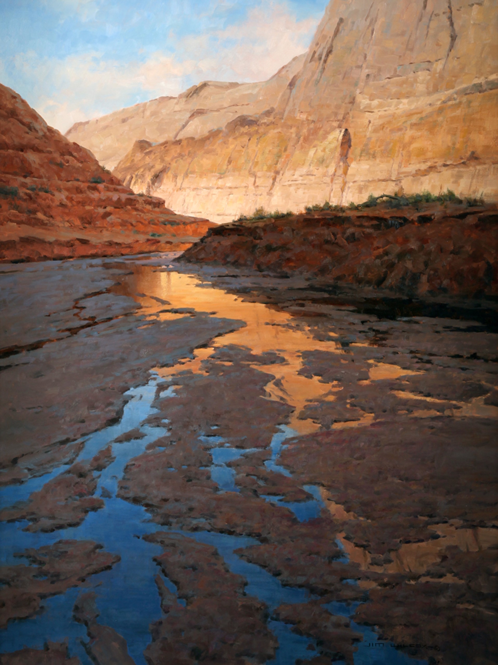 Moki Canyon Reflections by Jim Wilcox Giclees