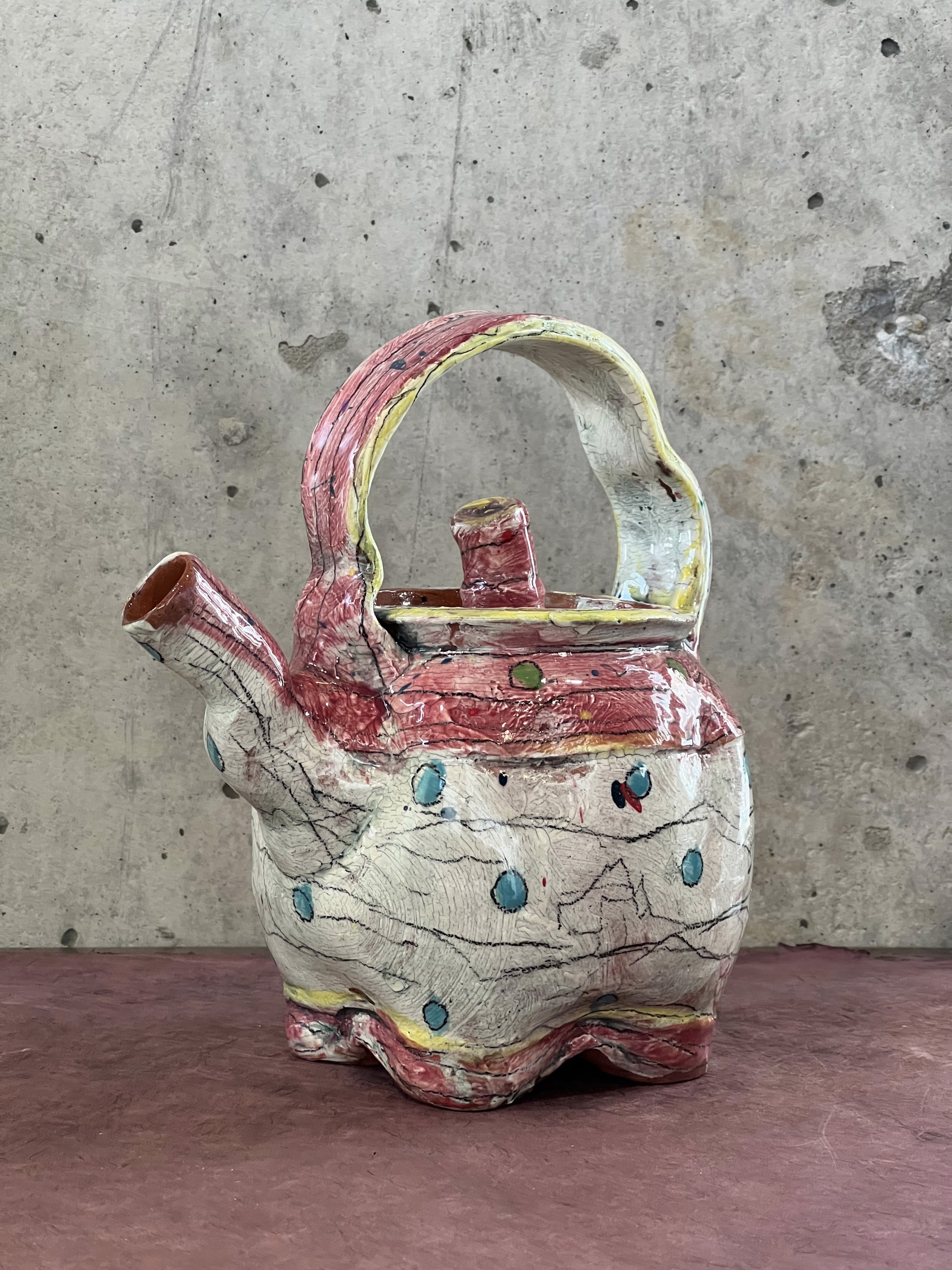 Pink Teapot by Susan McGilvrey