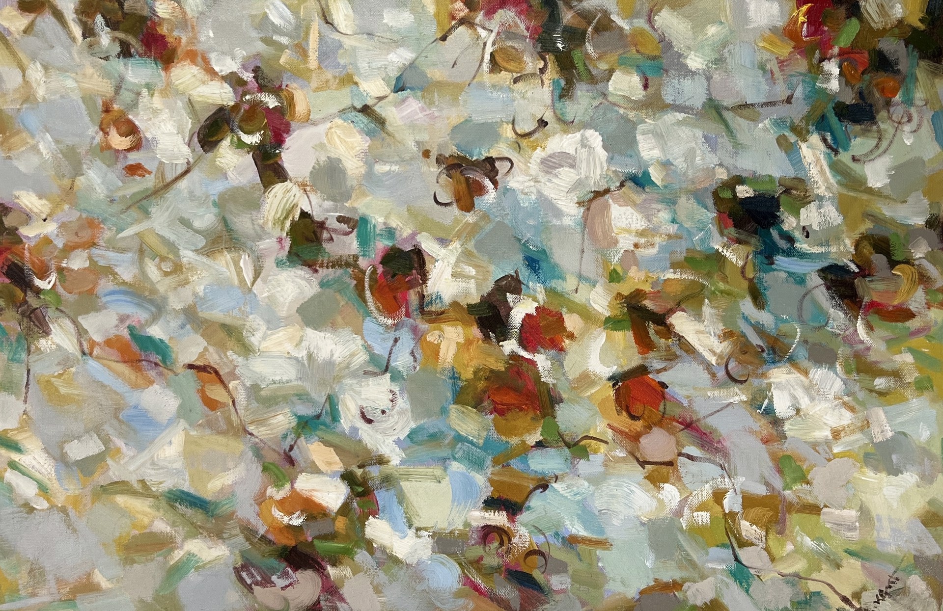 ABSTRACT FLORAL by R KENT