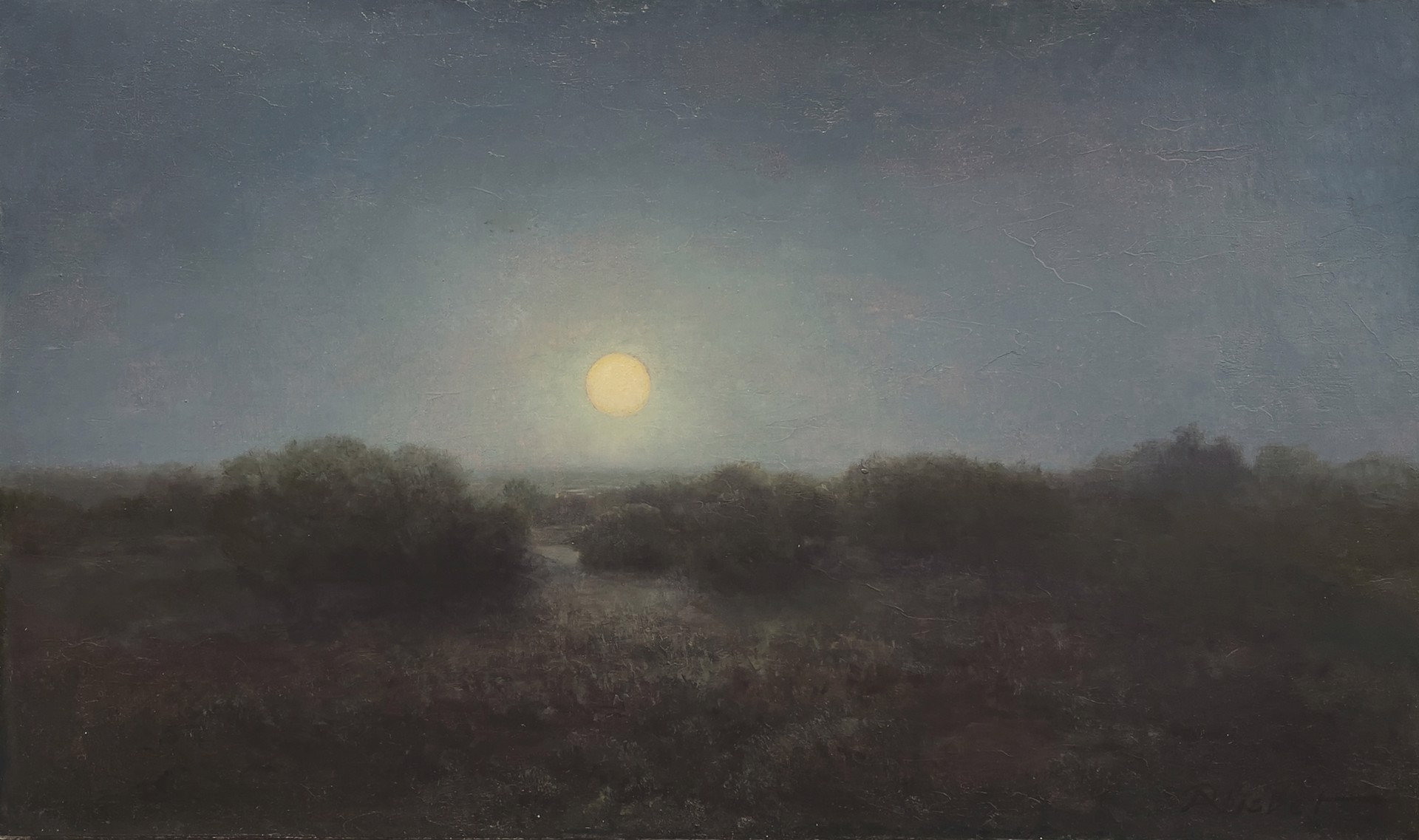 Moonrise, Cloud Way by P.A. Nisbet