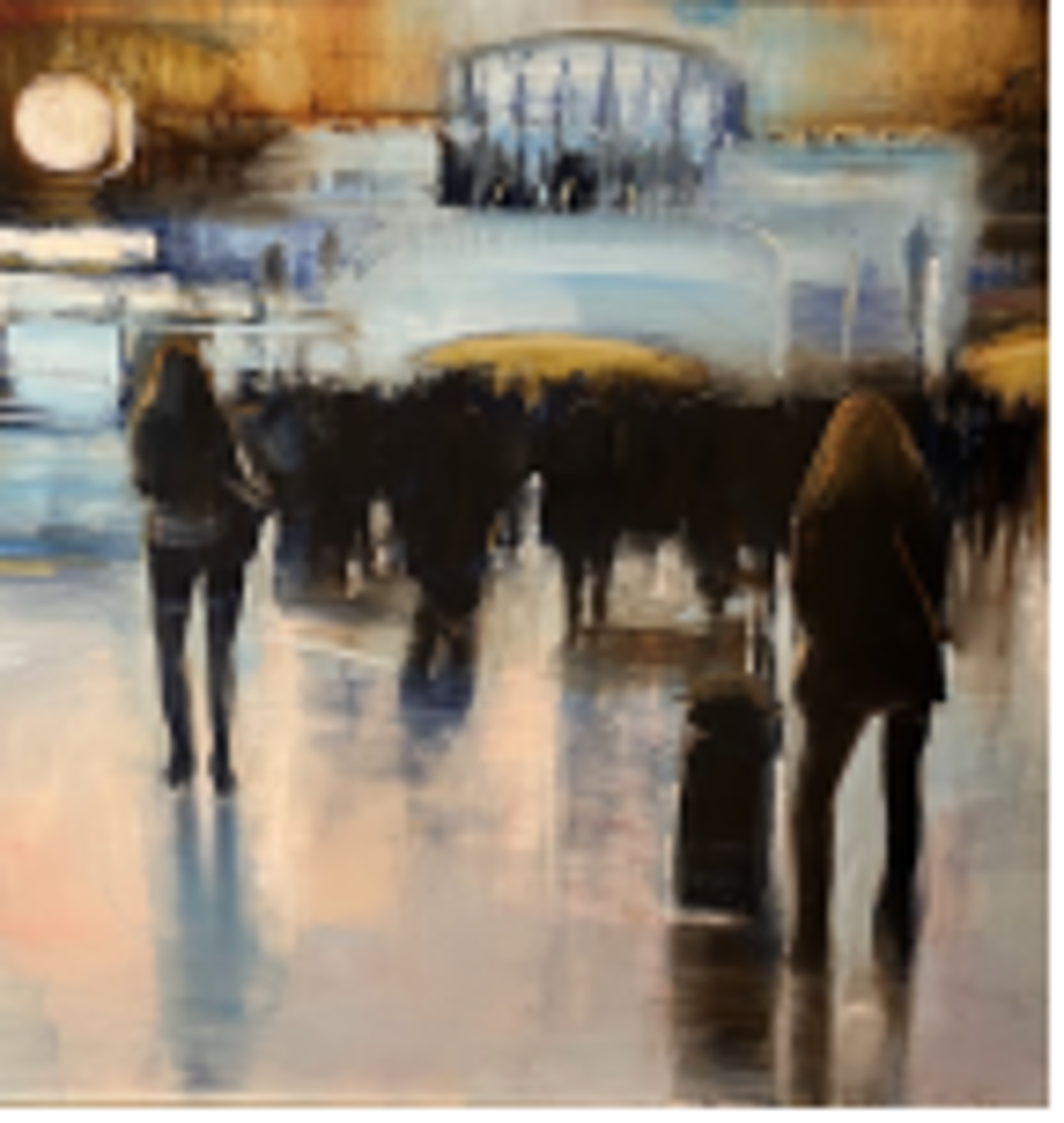 Grand Central Terminal Travelers by David Allen Dunlop