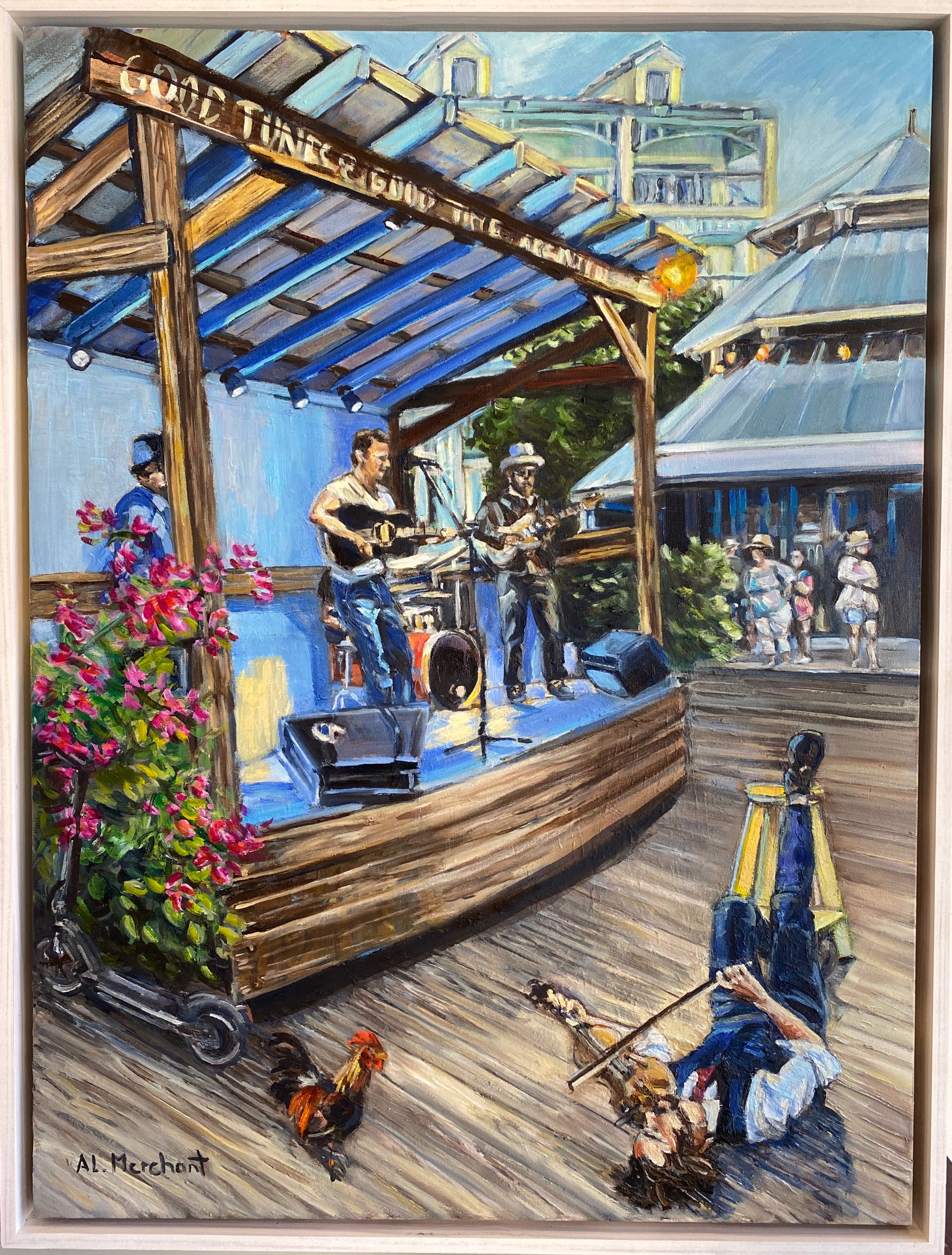 Sunset Pier, Key West by Anne-Lise Merchant