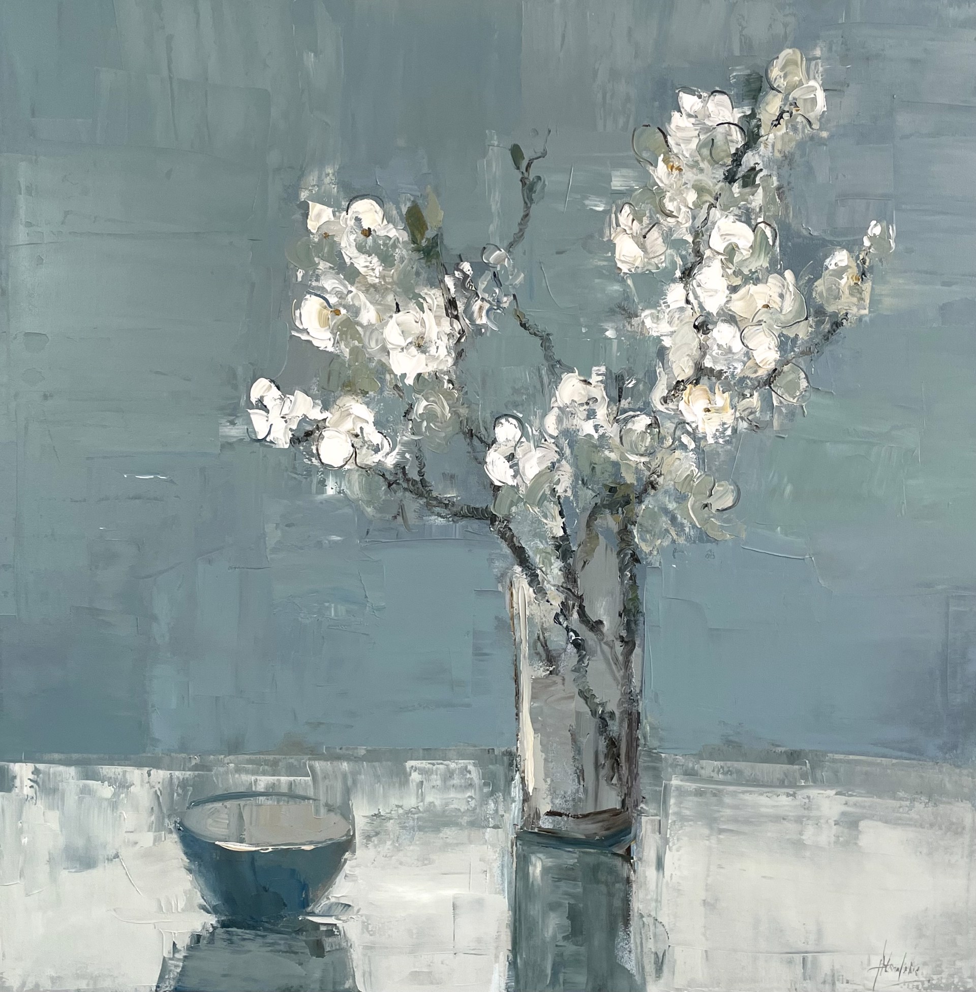 Blossoming Branches by Barbara Flowers
